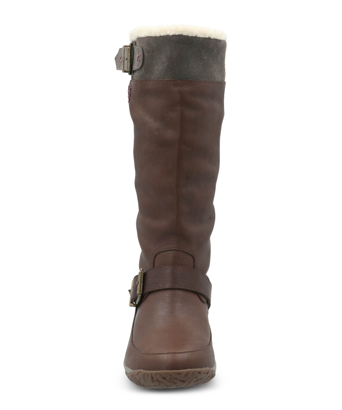 Bota Cuero Mujer Moma Café