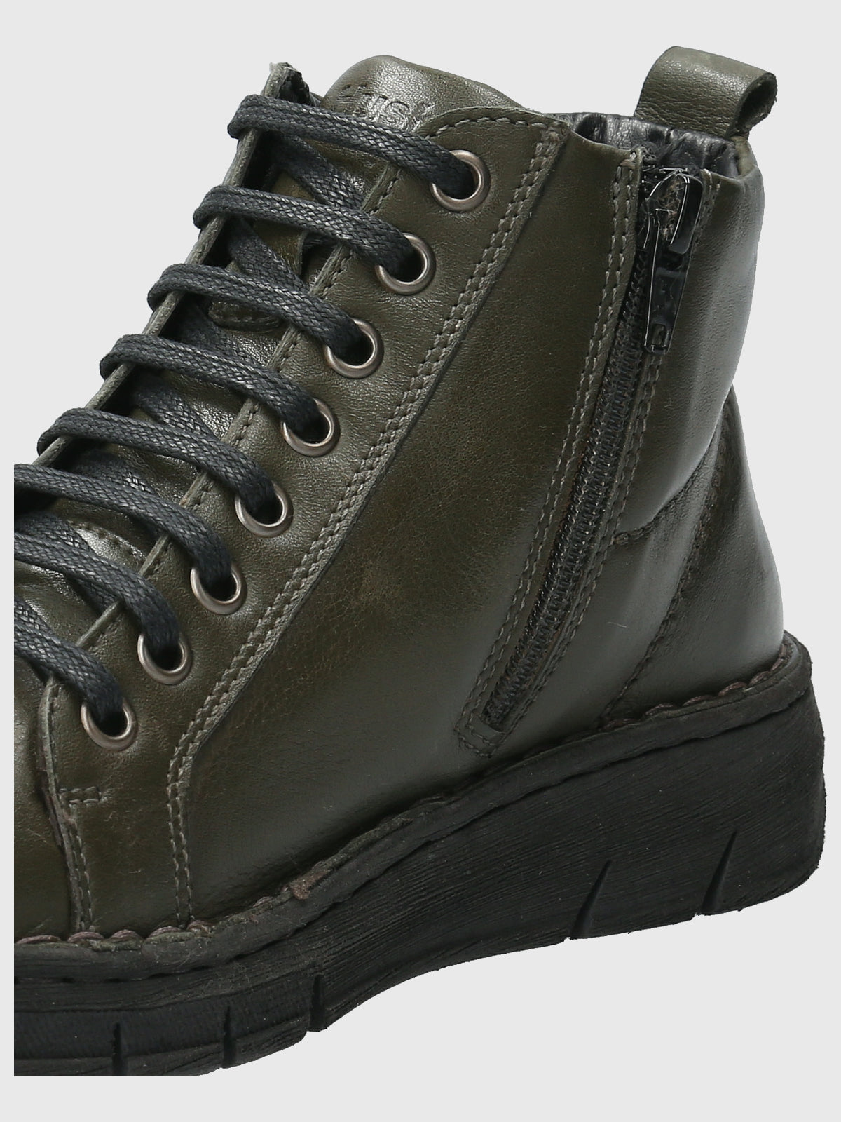 Botin Cuero Mujer Winnet Verde