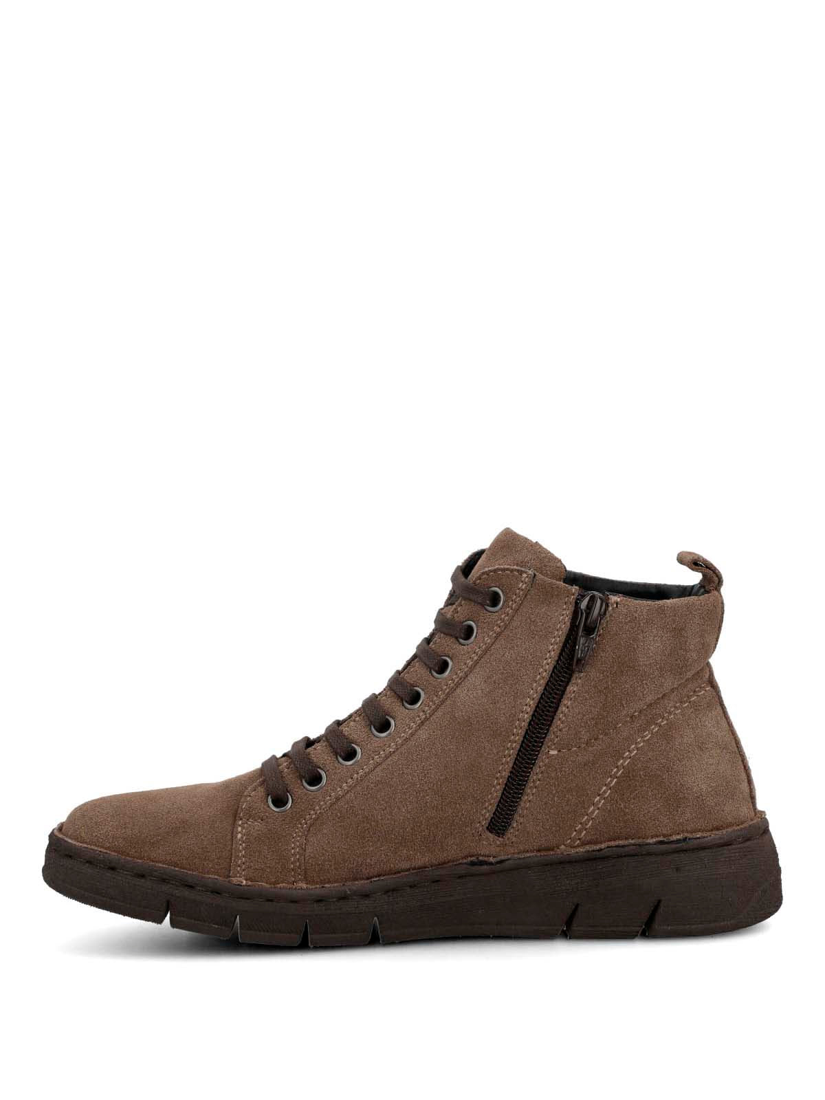 Botin Cuero Mujer Winnet Café