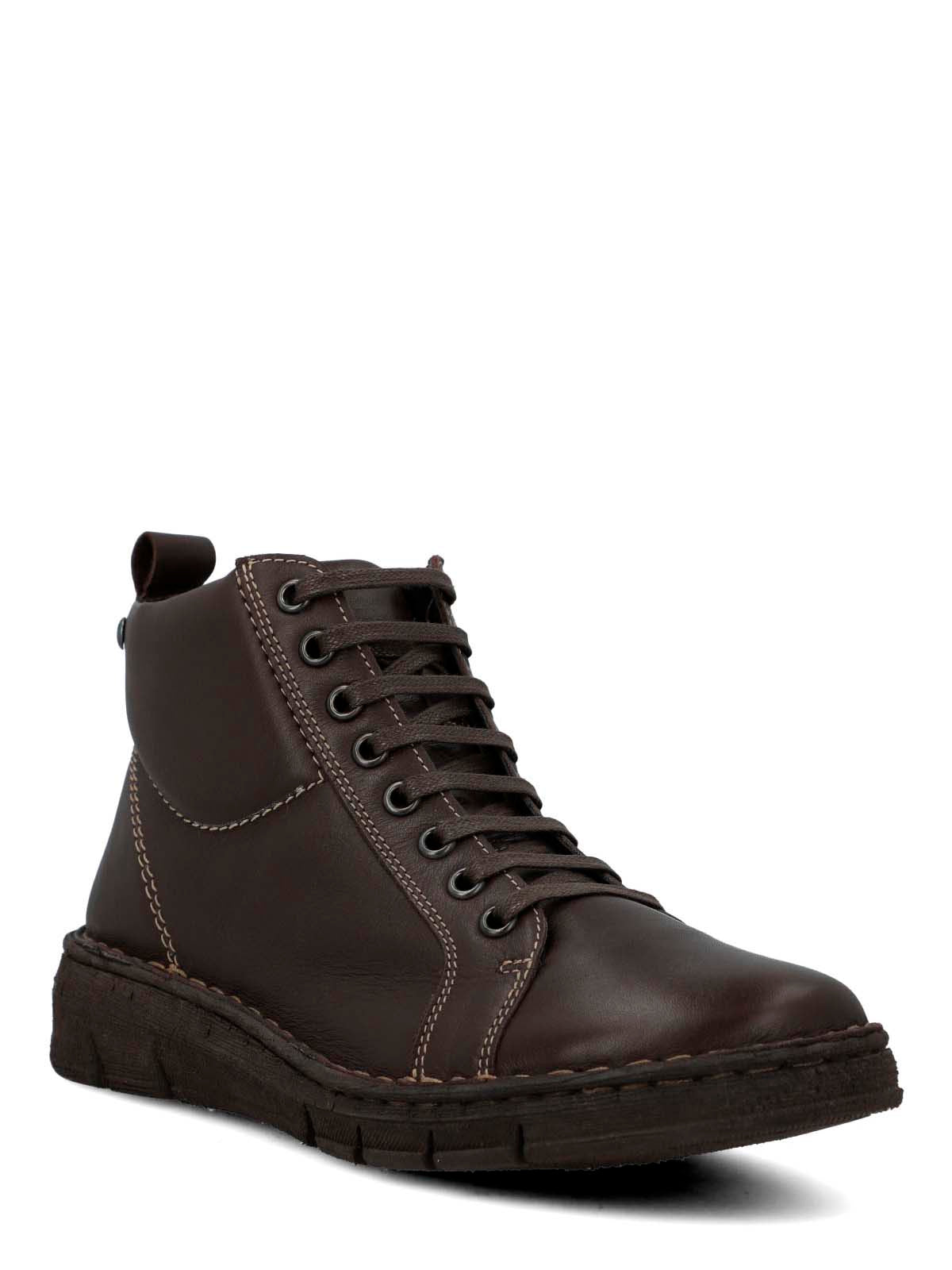 Botin Cuero Mujer Winnet Café Oscuro