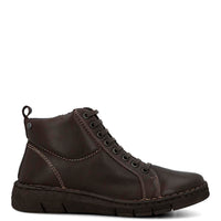 Botin Cuero Mujer Winnet Café Oscuro