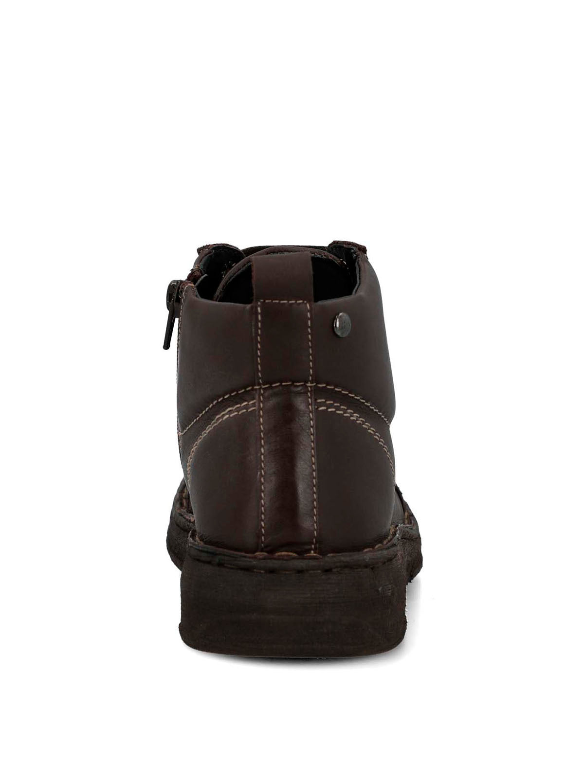 Botin Cuero Mujer Winnet Café Oscuro