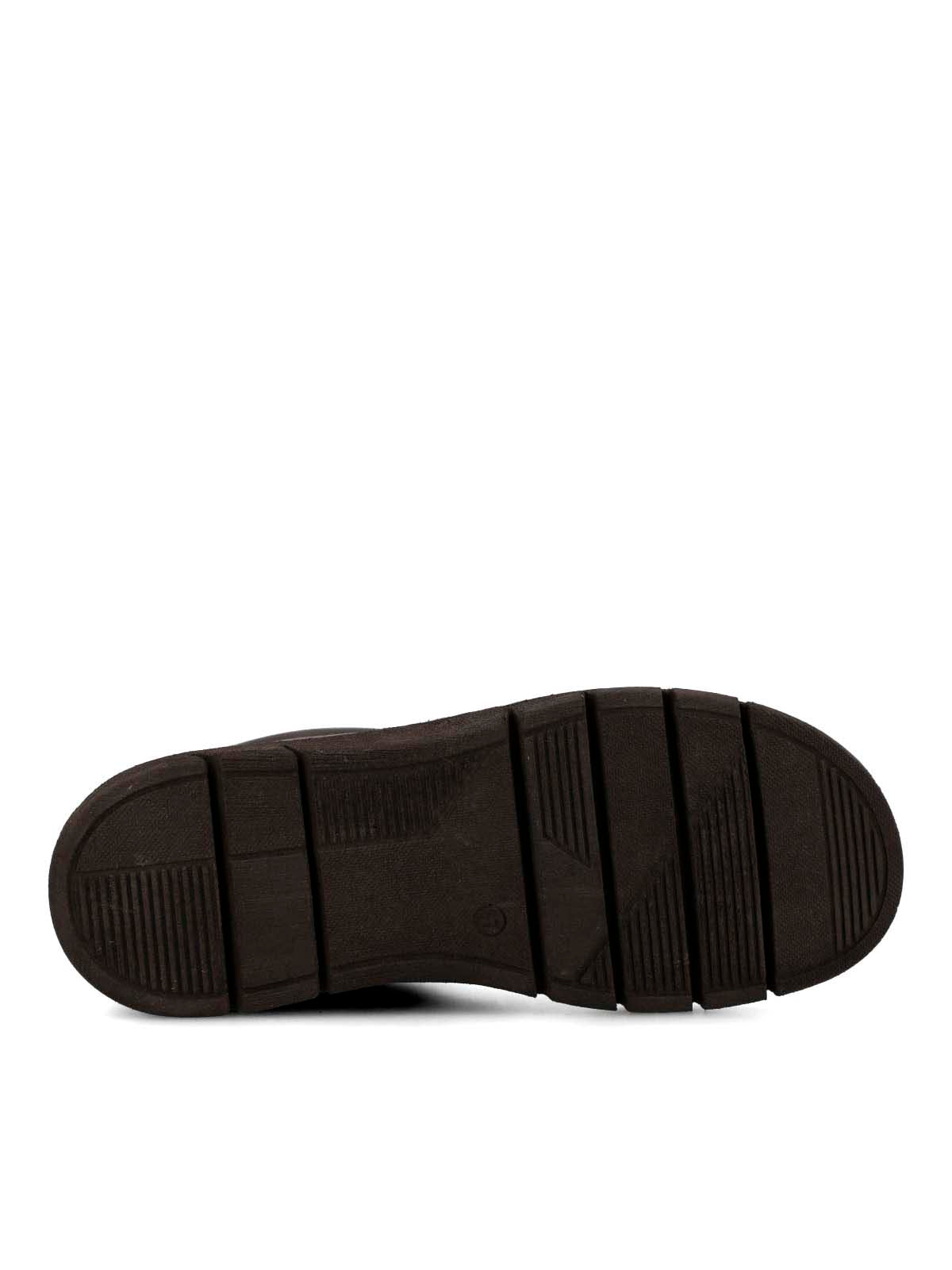 Botin Cuero Mujer Winnet Café Oscuro
