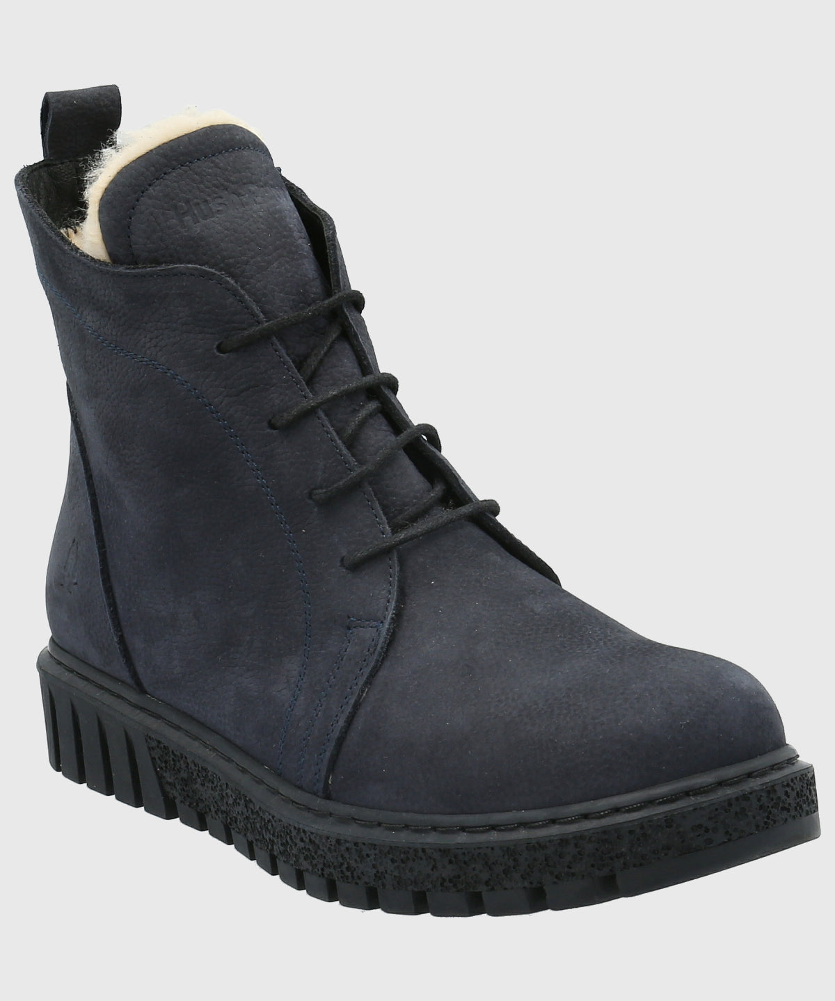 Botin Cuero Mujer Clere Azul-Hush Puppies Chile