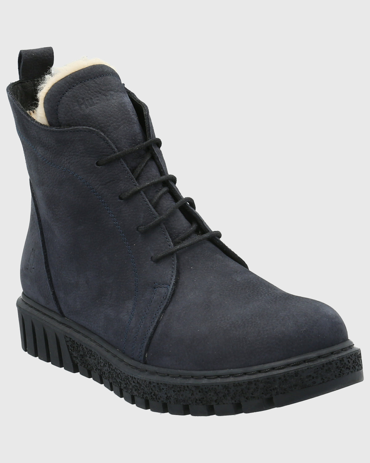 Botin Cuero Mujer Clere Azul-Hush Puppies Chile