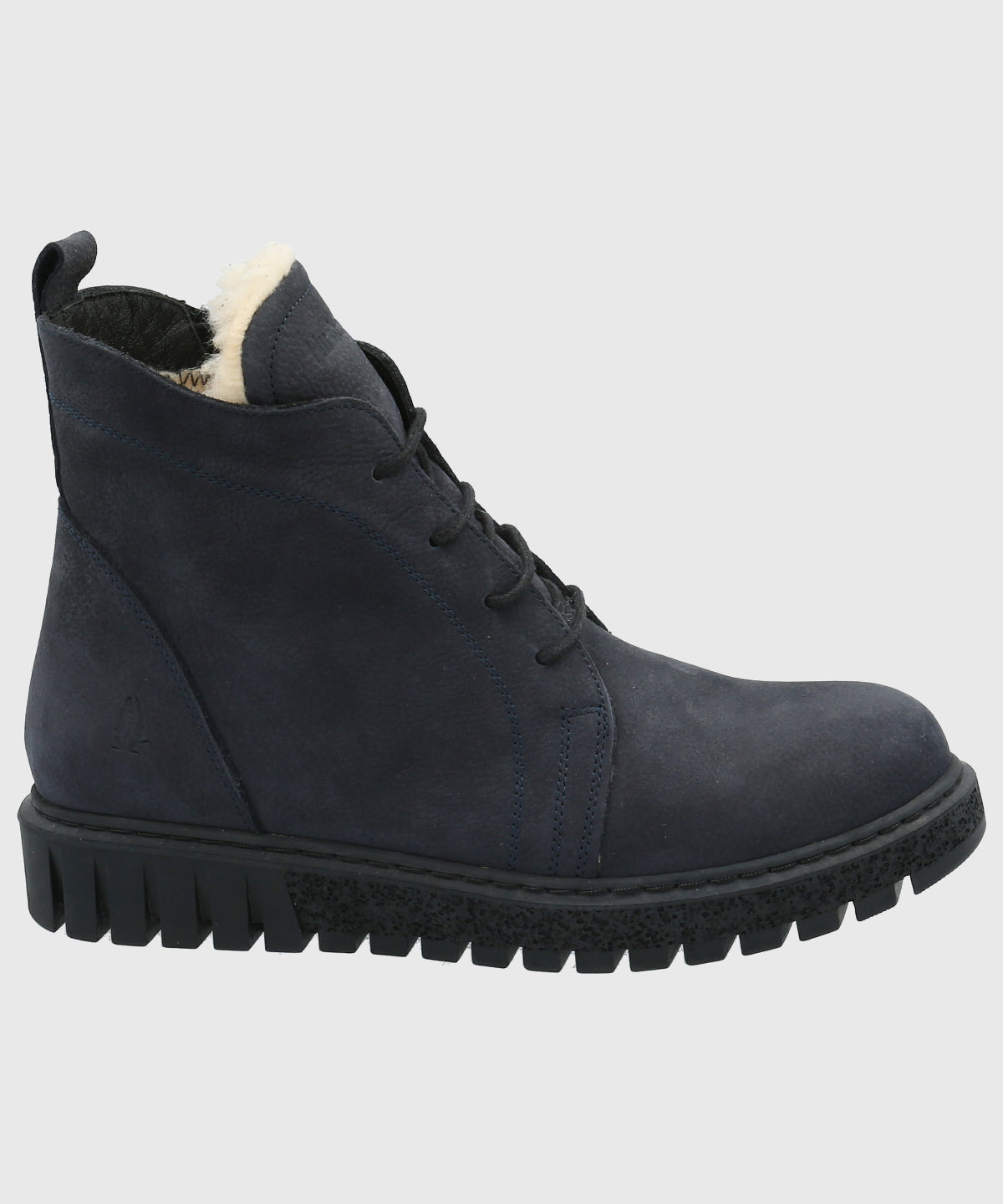 Botin Cuero Mujer Clere Azul-Hush Puppies Chile