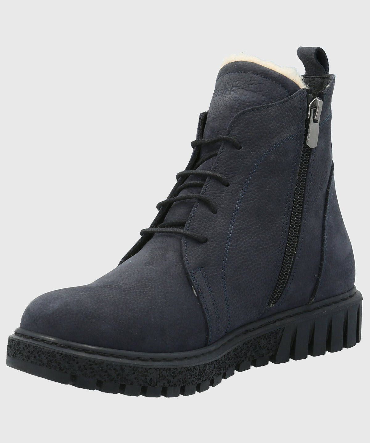 Botin Cuero Mujer Clere Azul-Hush Puppies Chile