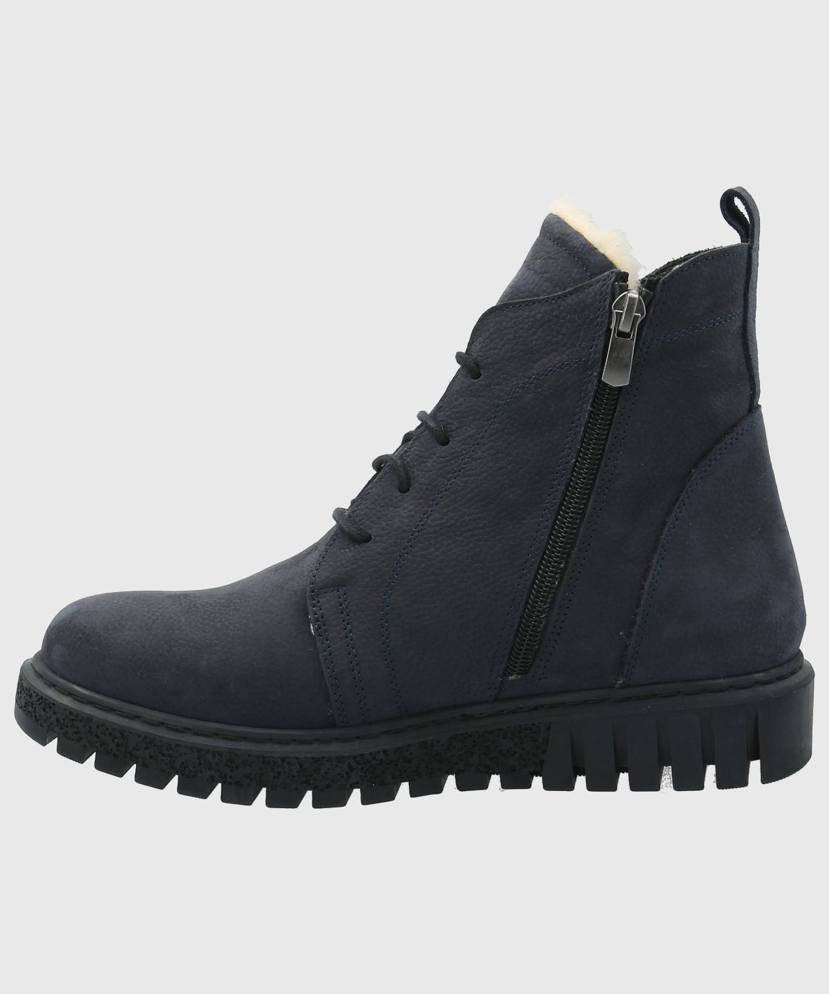 Botin Cuero Mujer Clere Azul-Hush Puppies Chile
