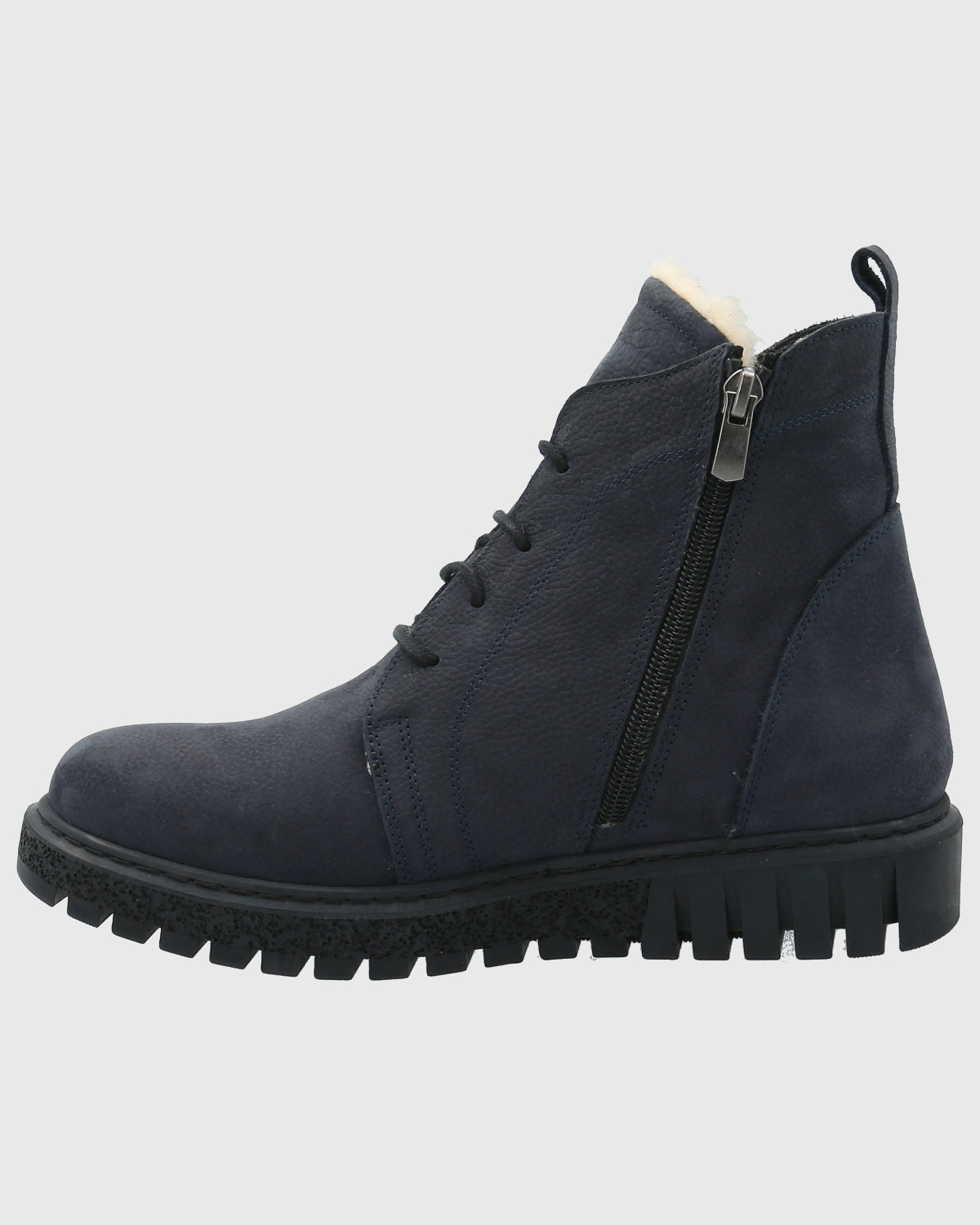 Botin Cuero Mujer Clere Azul-Hush Puppies Chile