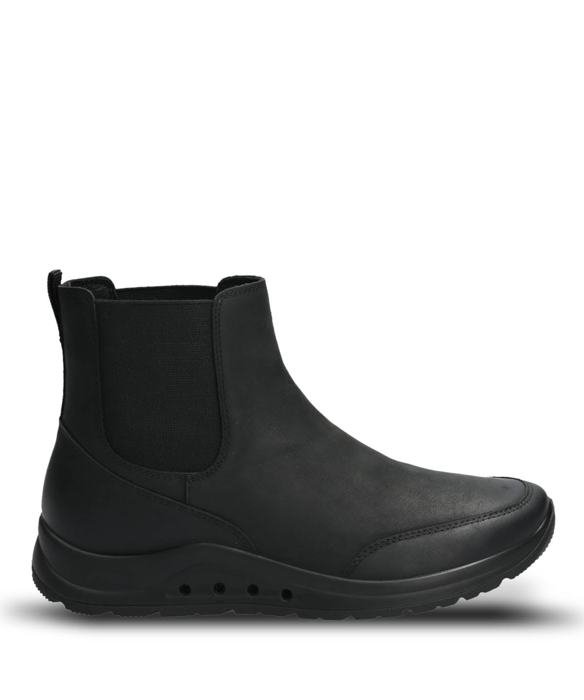Botin Cuero Mujer Coley Negro
