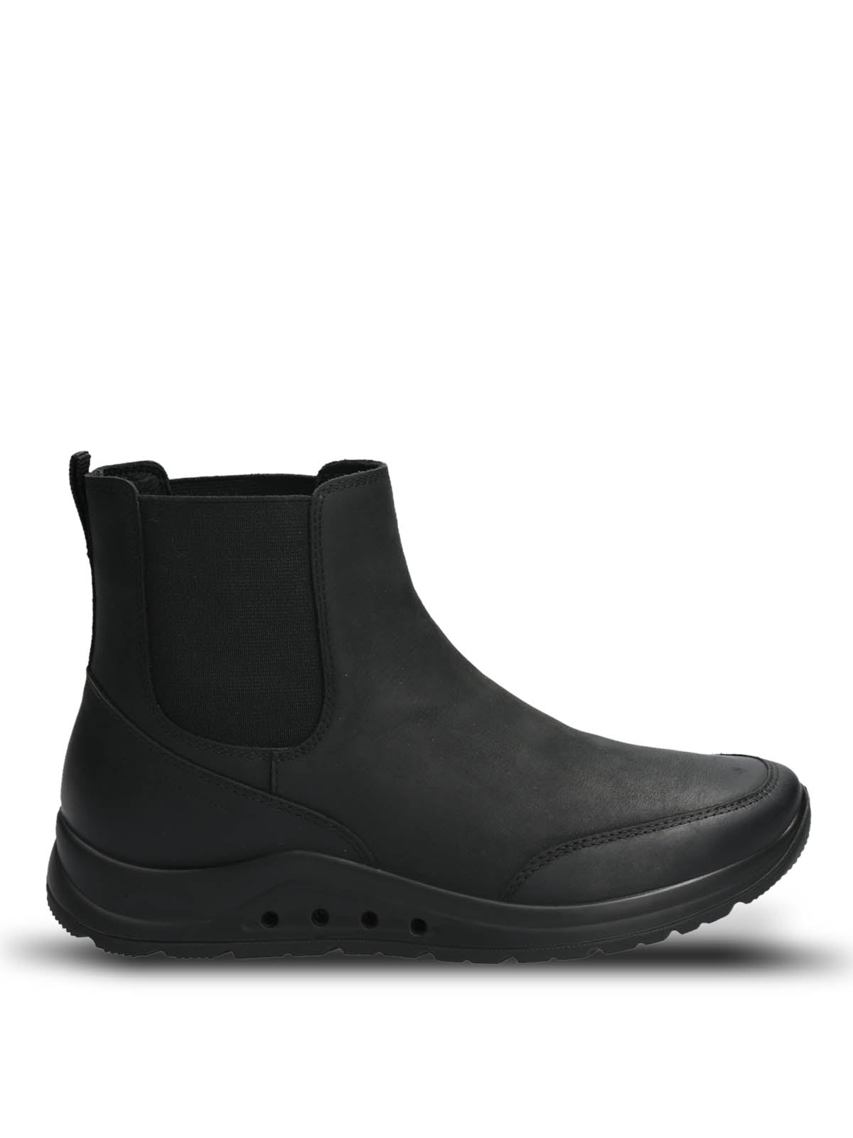 Botin Cuero Mujer Coley Negro