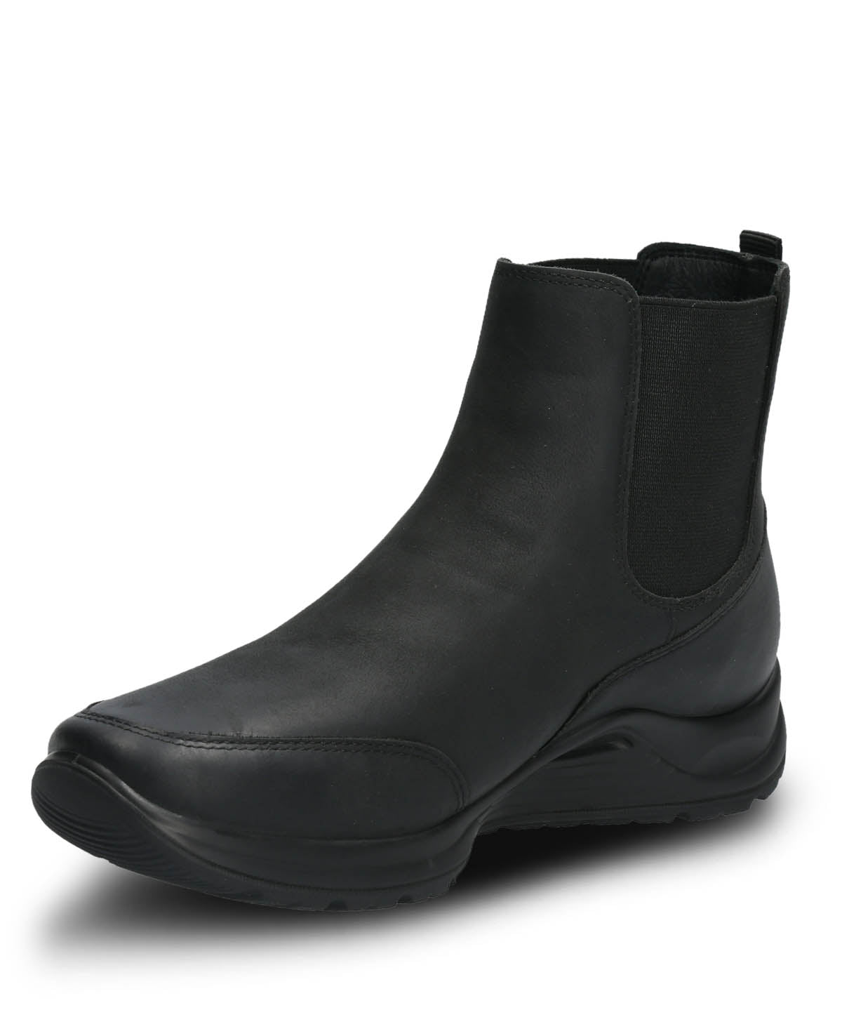 Botin Cuero Mujer Coley Negro