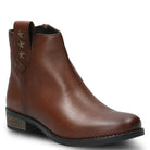 Botin Cuero Mujer Elder Café