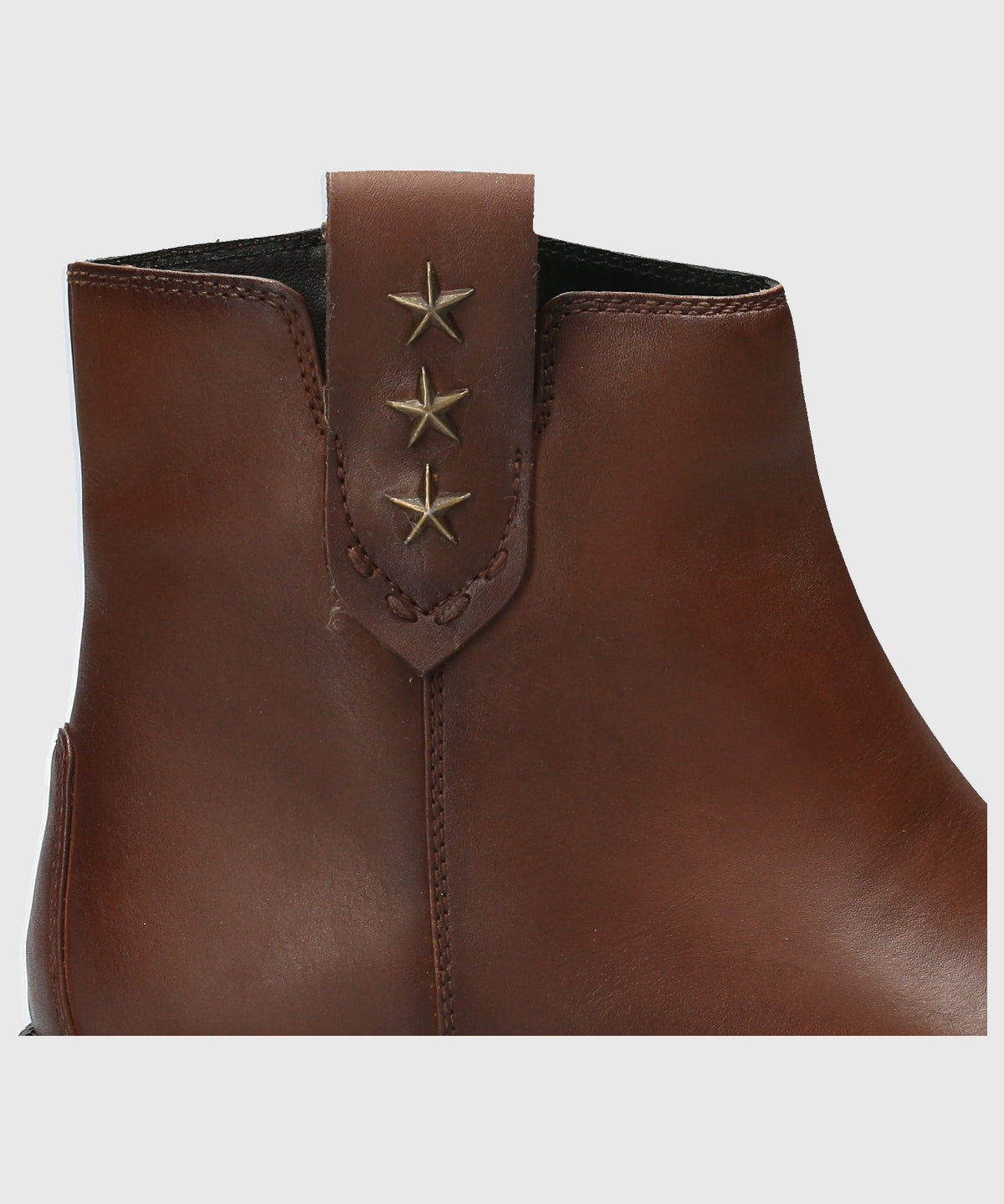 Botin Cuero Mujer Elder Café