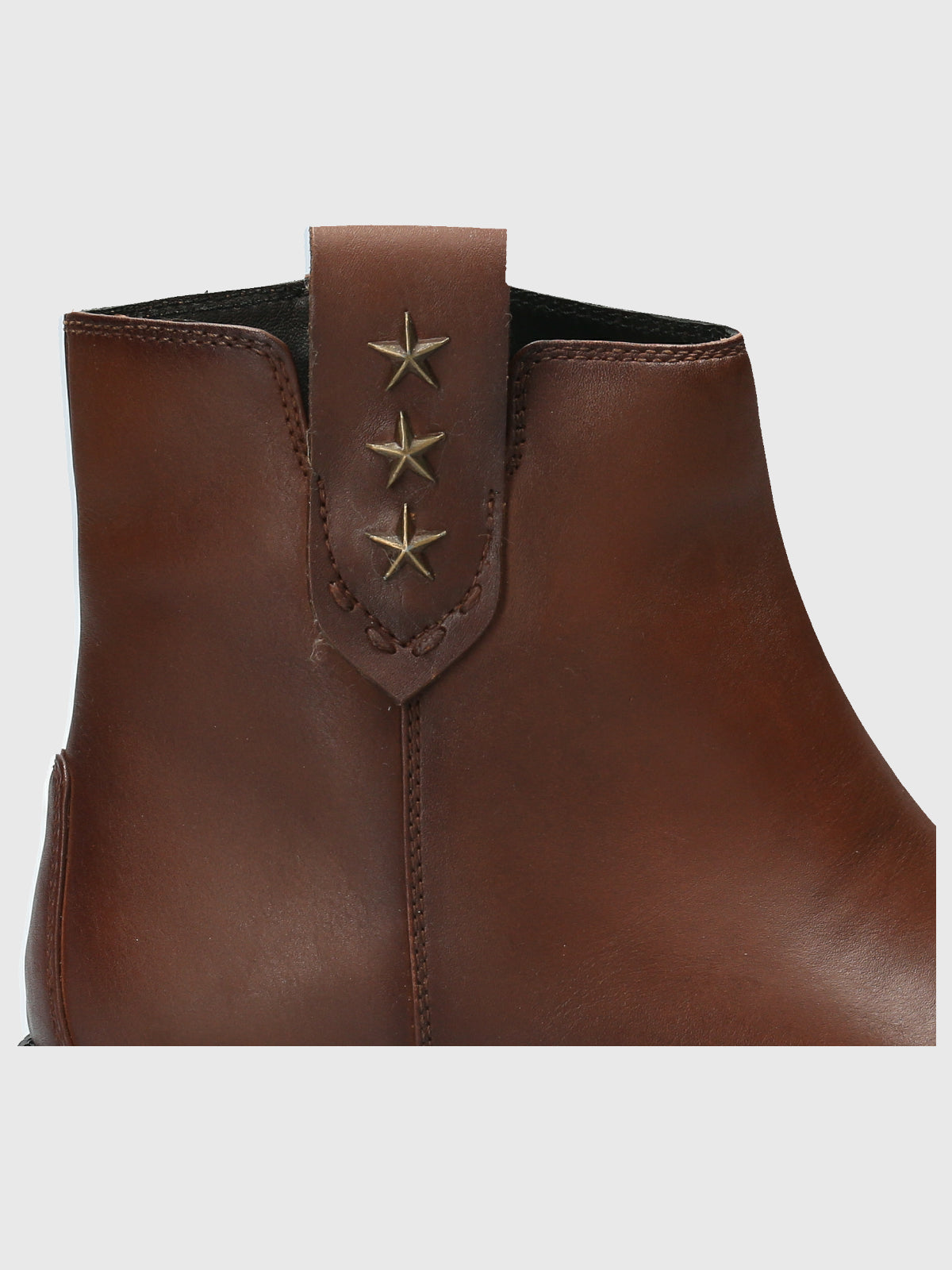 Botin Cuero Mujer Elder Café
