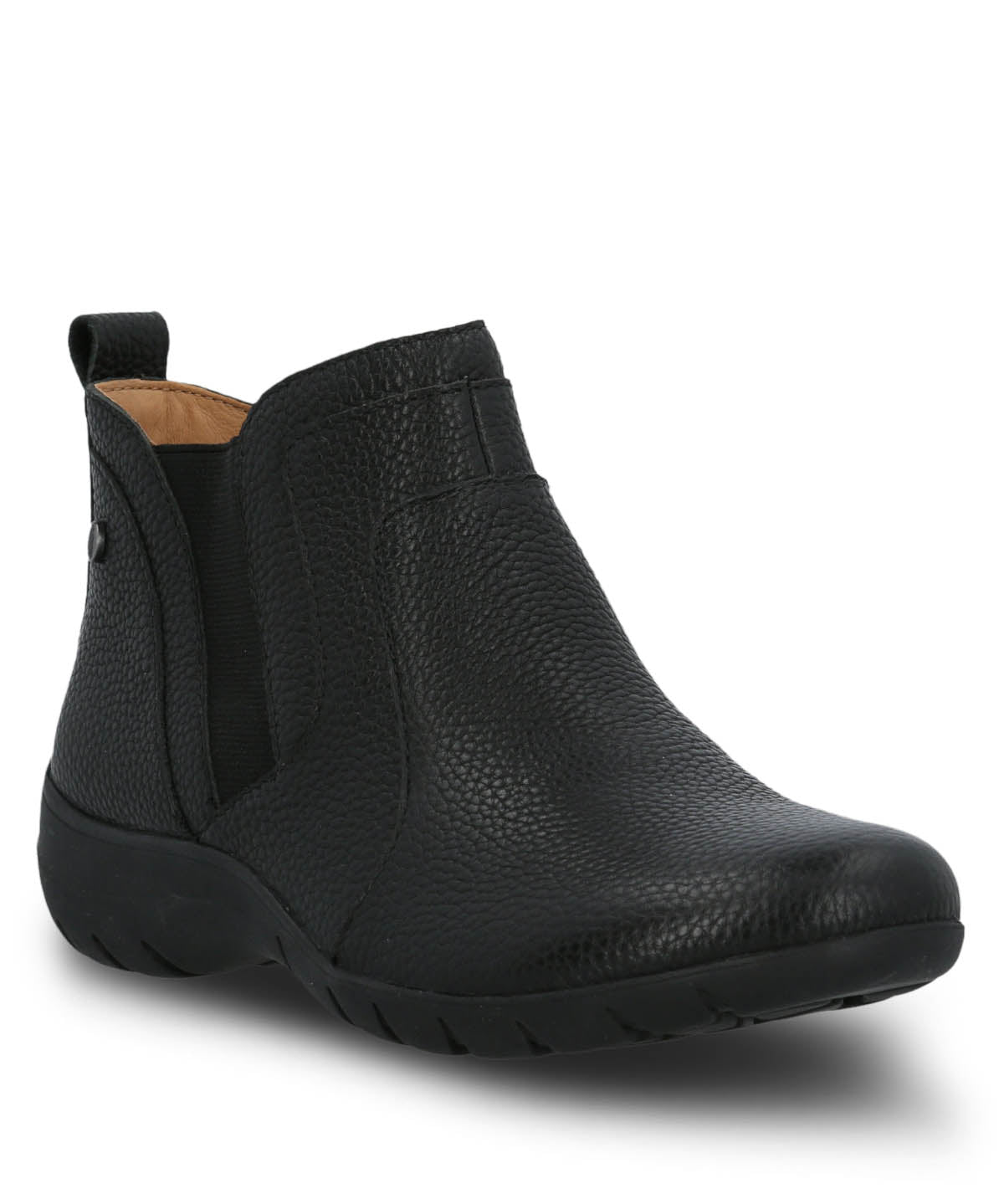 Botin Cuero Ever Negro Hush Puppies