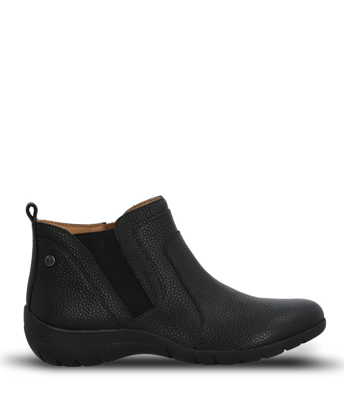 Botin Cuero Ever Negro Hush Puppies