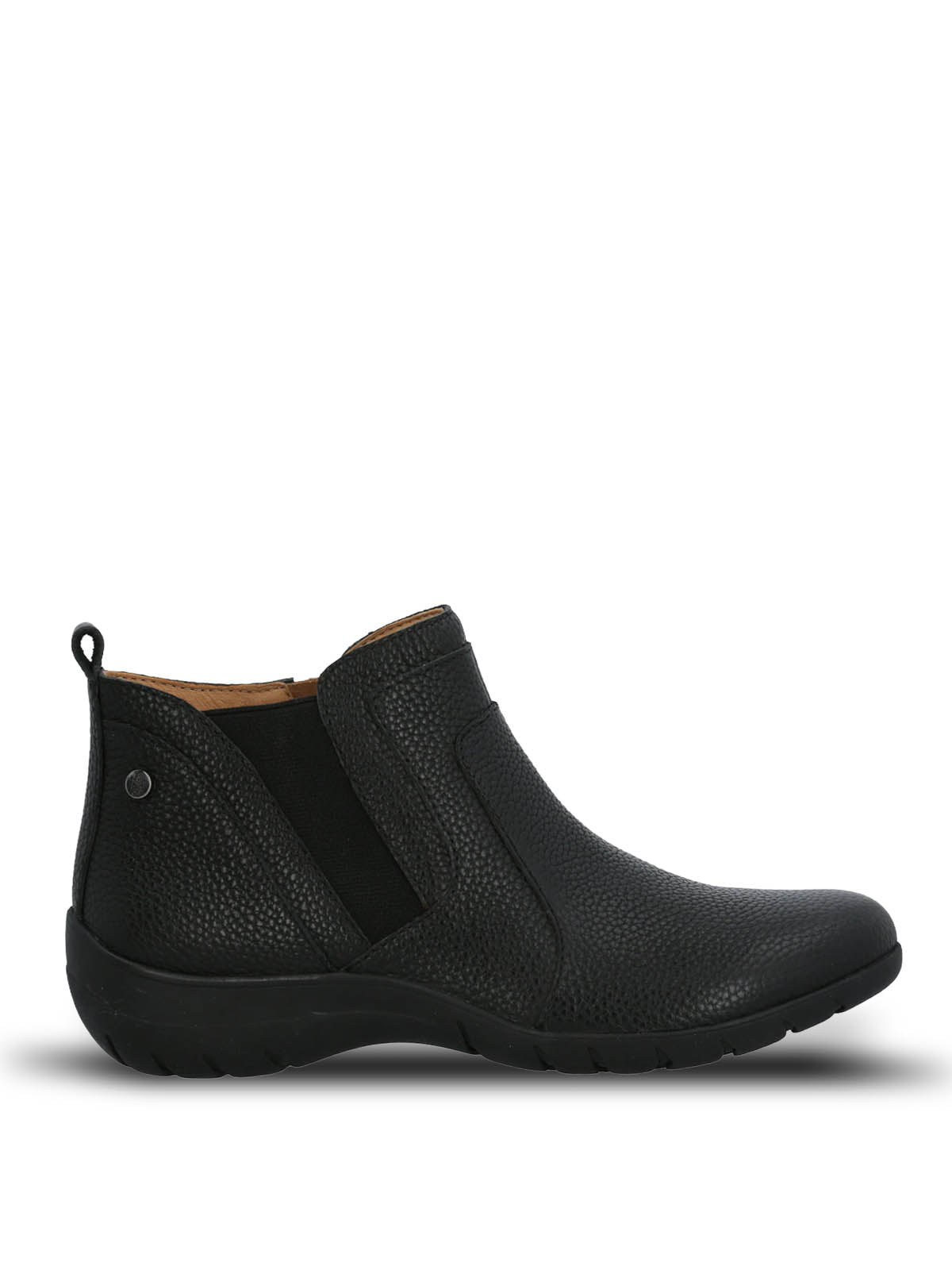 Botin Cuero Ever Negro Hush Puppies