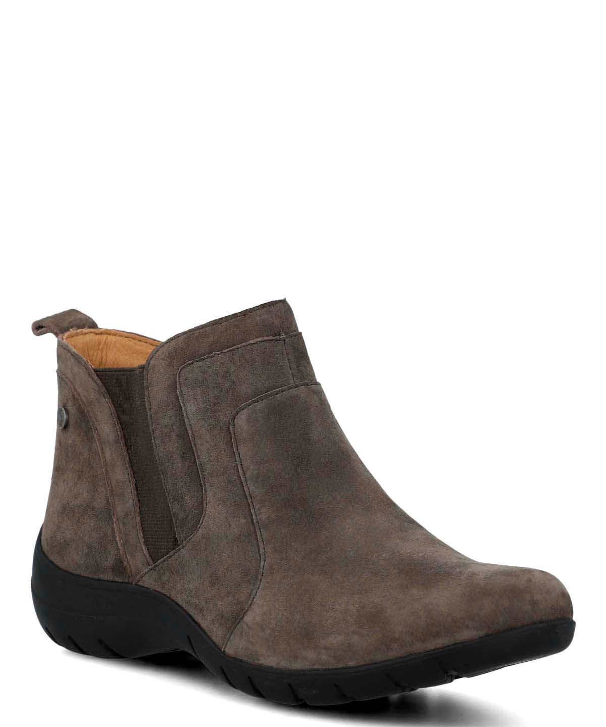 Botin Cuero Mujer Ever Gris