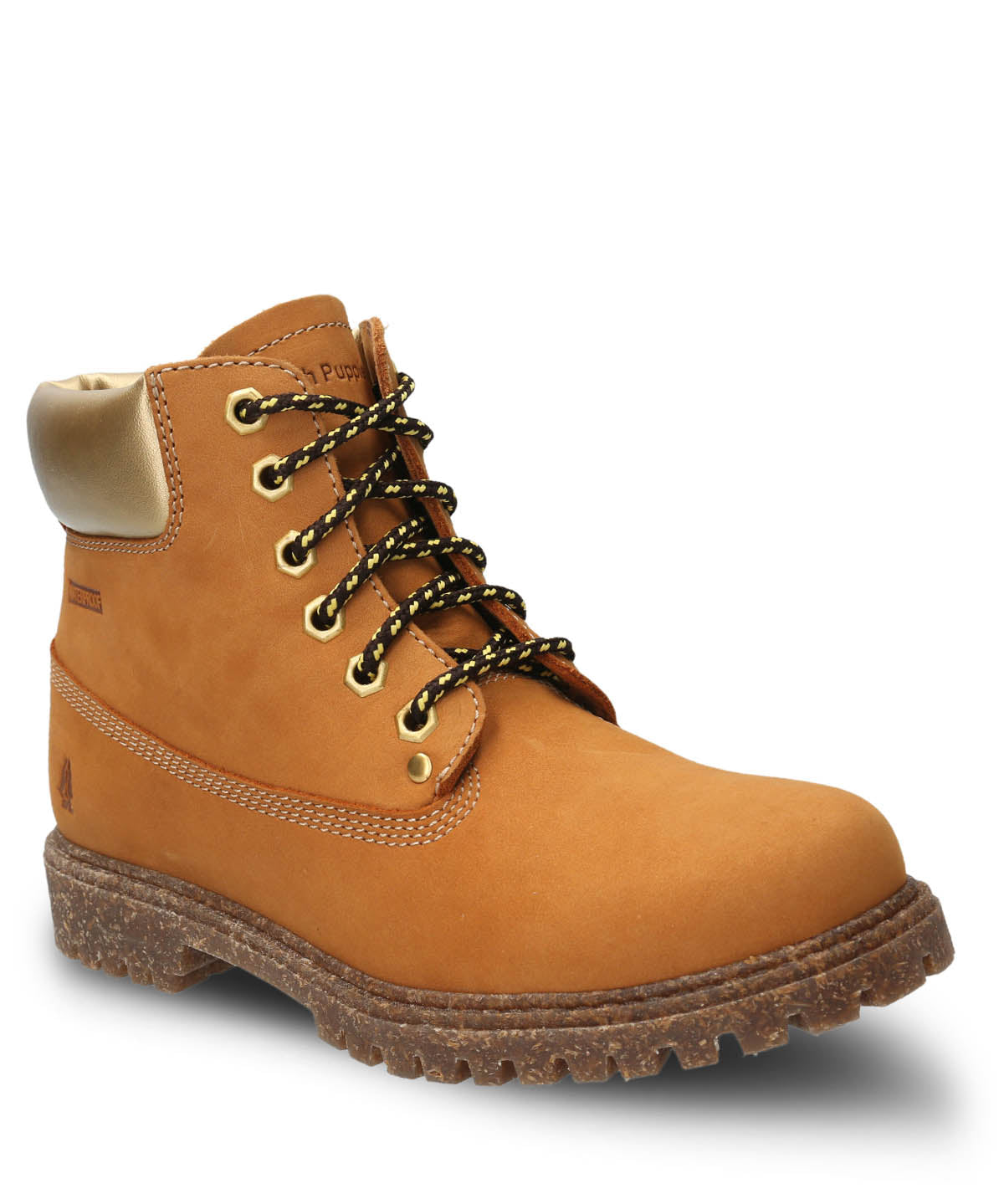 Botin Cuero Mujer Hatton Amarillo