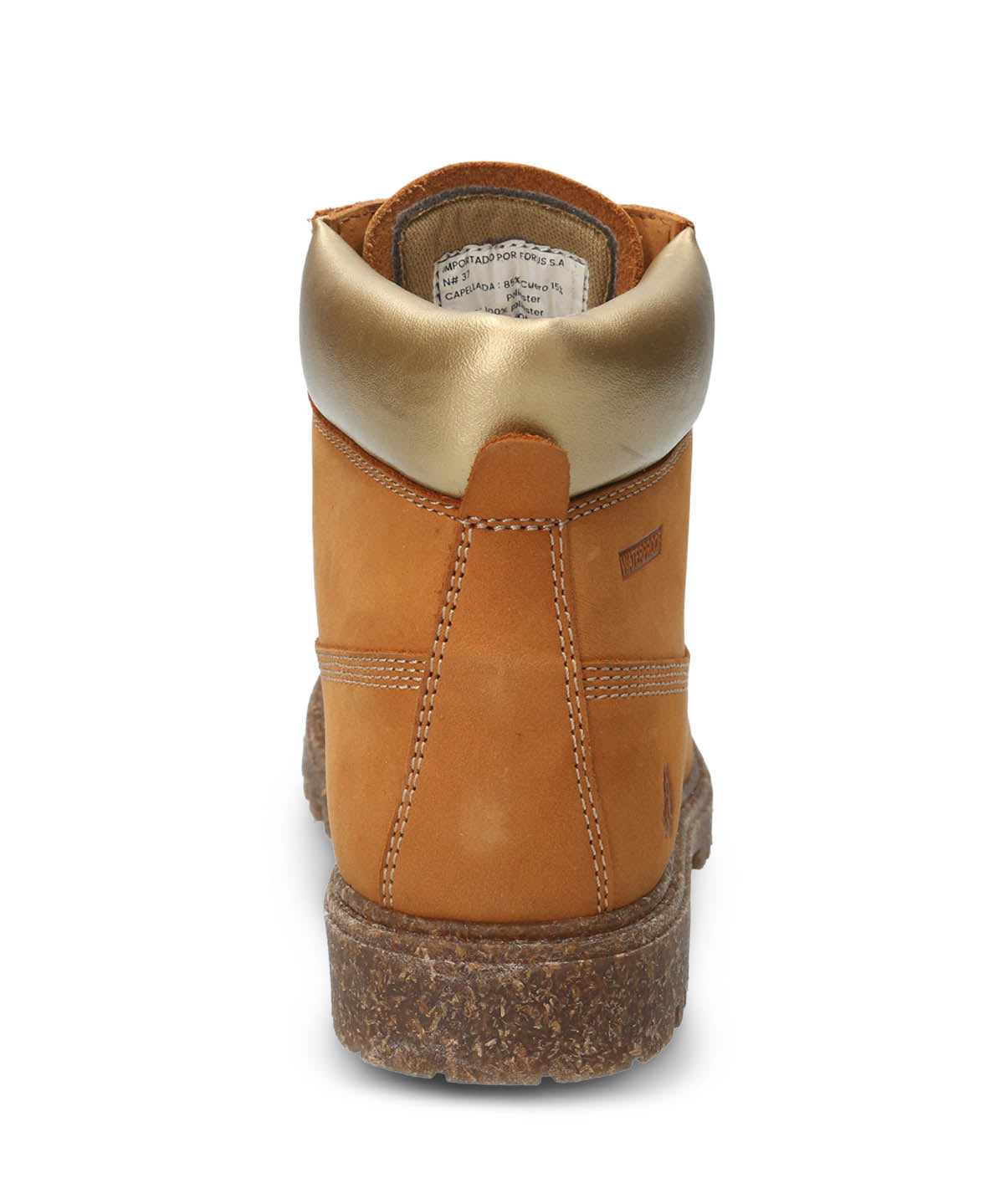 Botin Cuero Mujer Hatton Amarillo