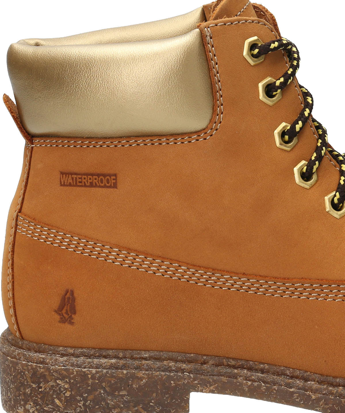 Botin Cuero Mujer Hatton Amarillo