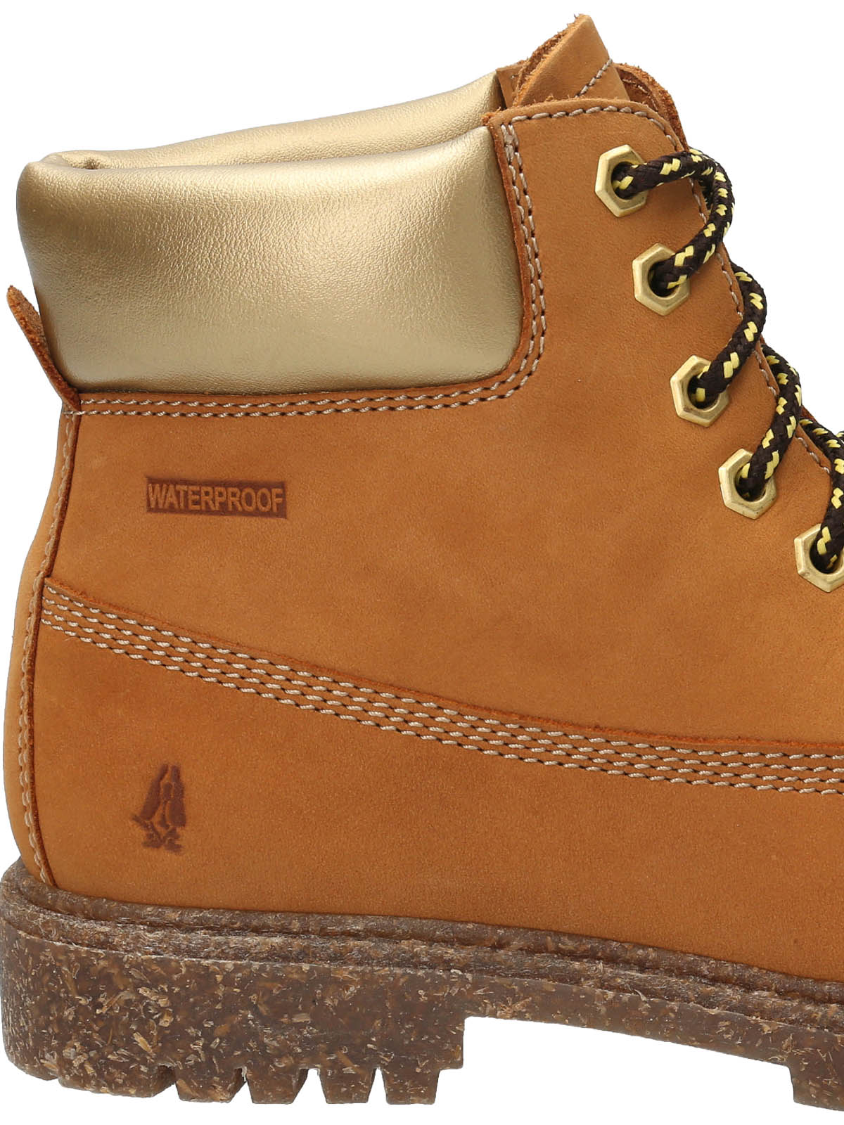 Botin Cuero Mujer Hatton Amarillo