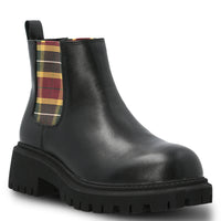 Botin Cuero Mujer Lacock Negro