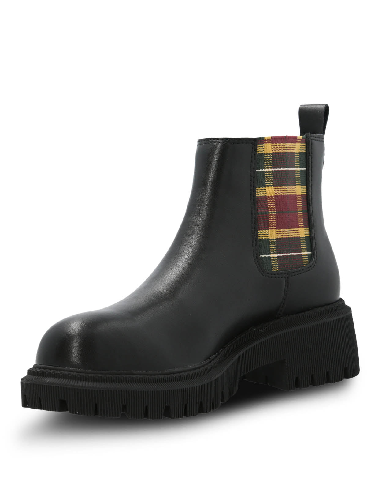 Botin Cuero Mujer Lacock Negro