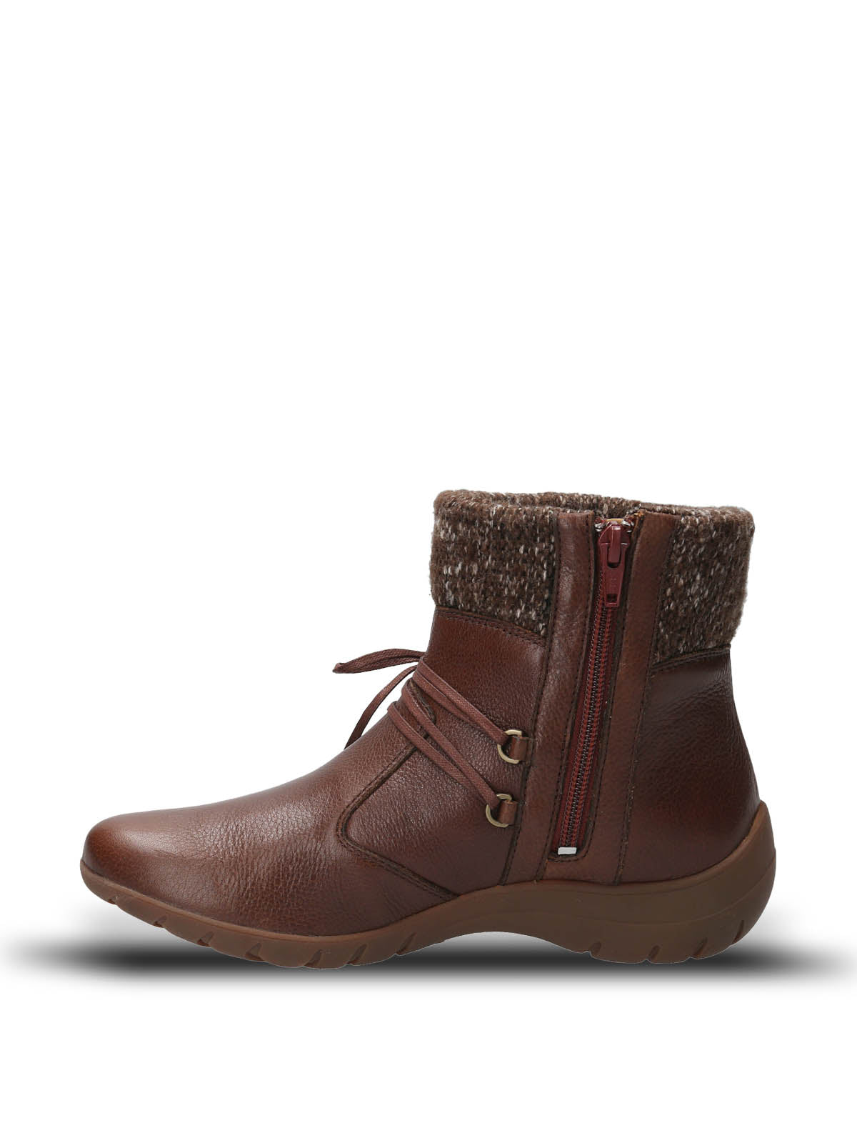 Botin Cuero Mujer Malmo Ii Café