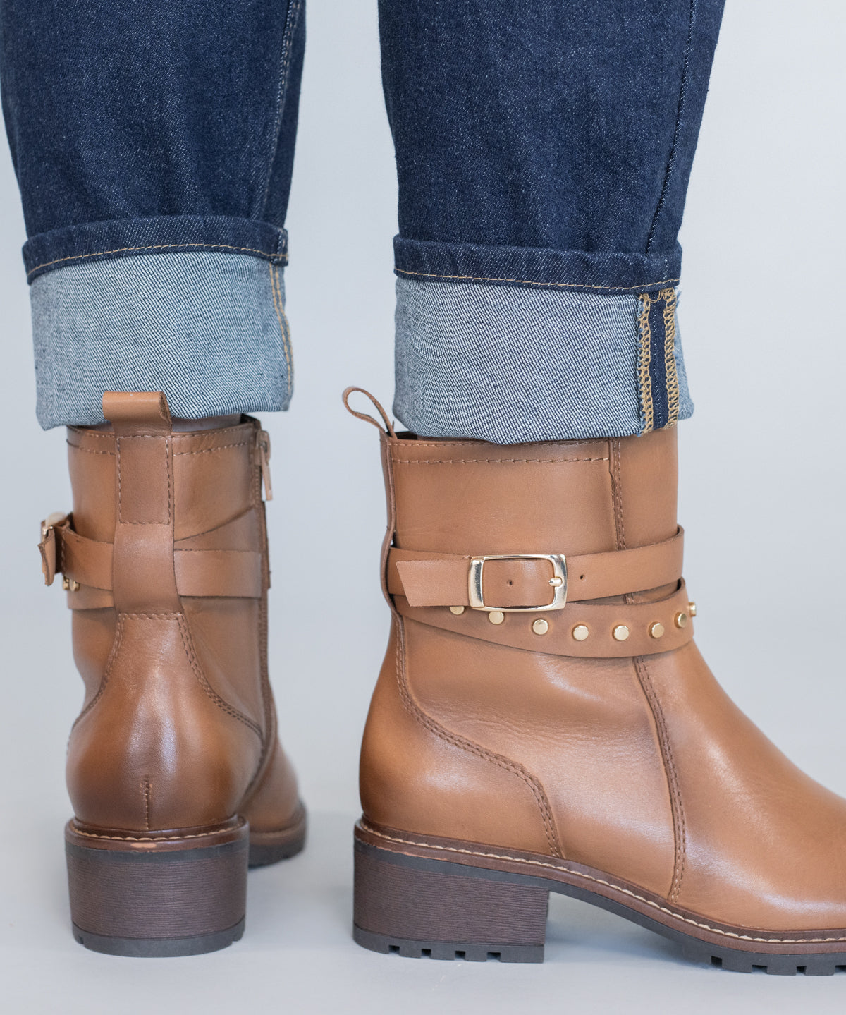 Botin Cuero Mujer Mitre Café