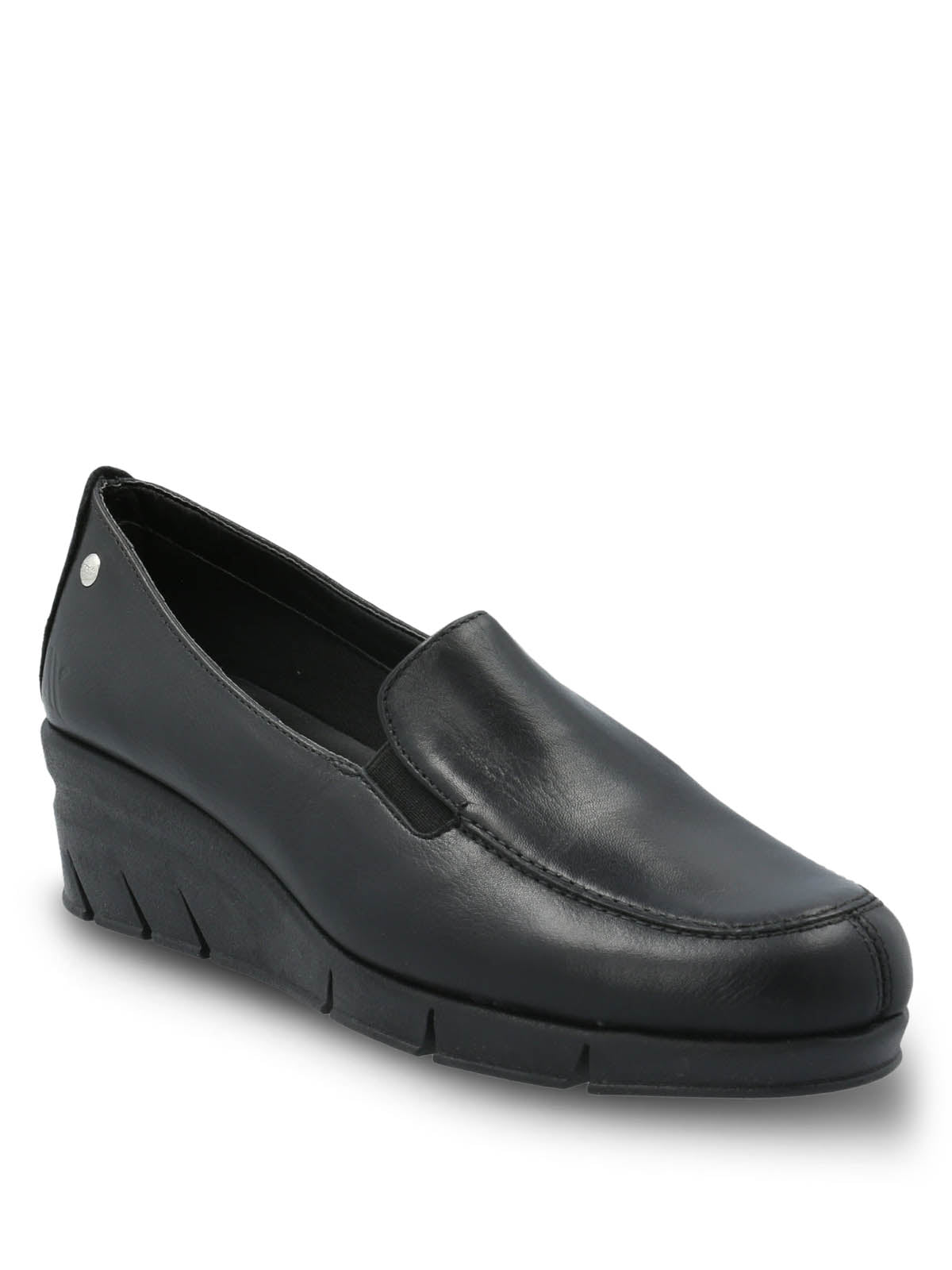 Zapato Cuero Mujer Huge Grant Too Negro | Hush Puppies