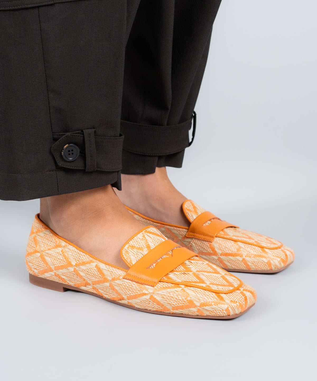 Mocasin  Mujer Bellano Naranja