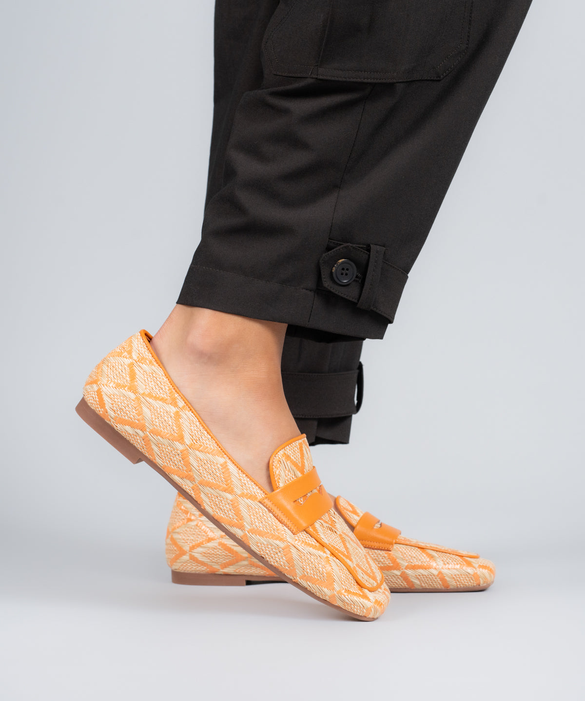 Mocasin  Mujer Bellano Naranja