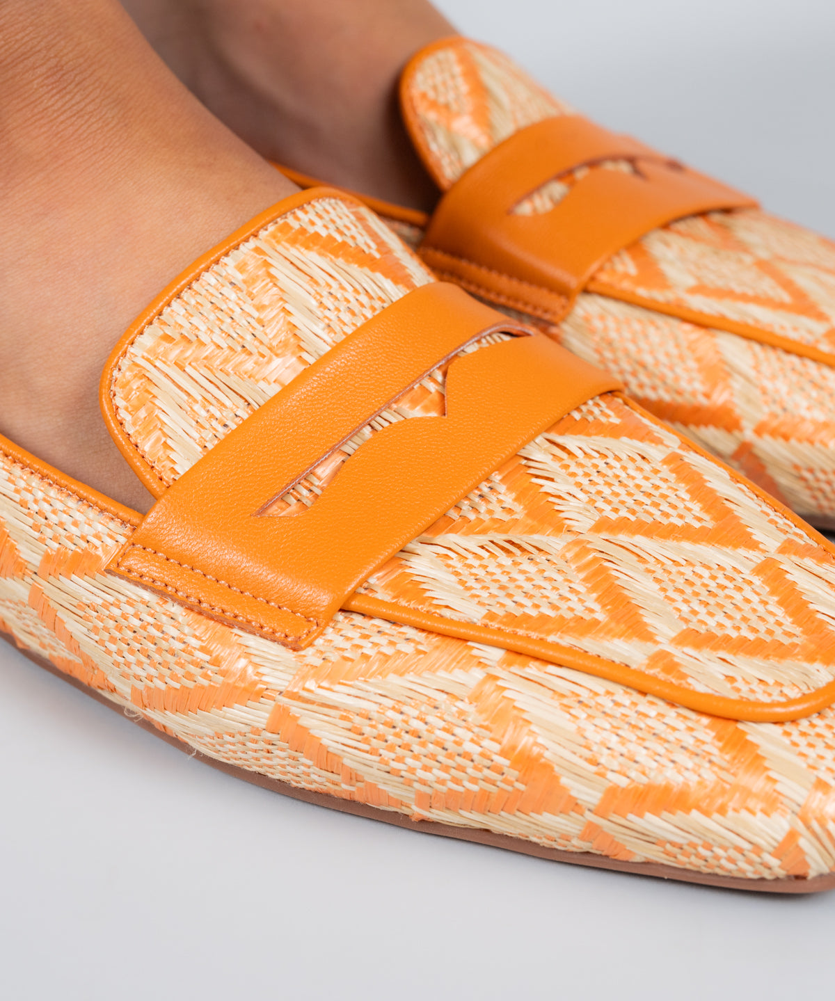 Mocasin  Mujer Bellano Naranja