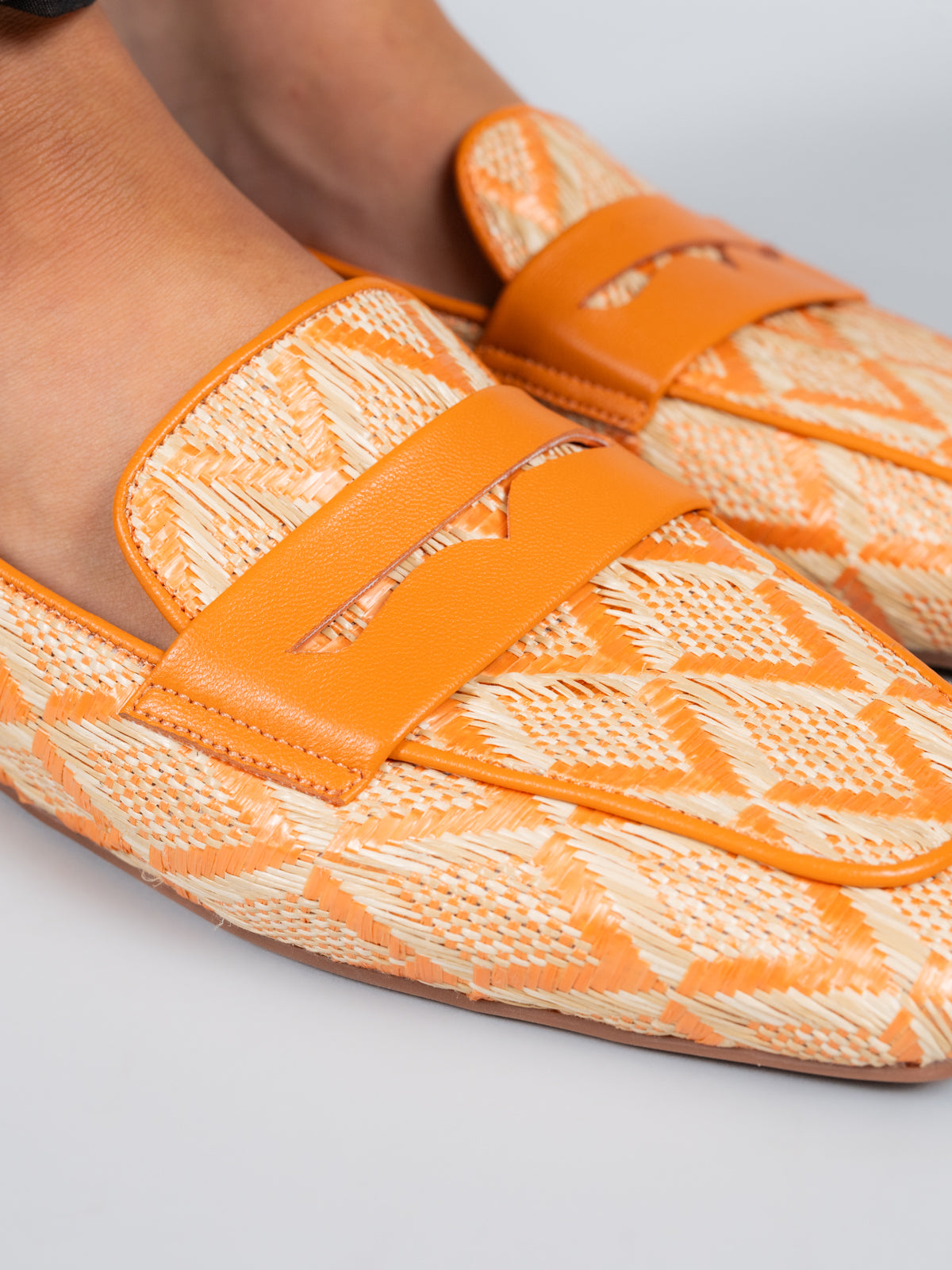 Mocasin  Mujer Bellano Naranja