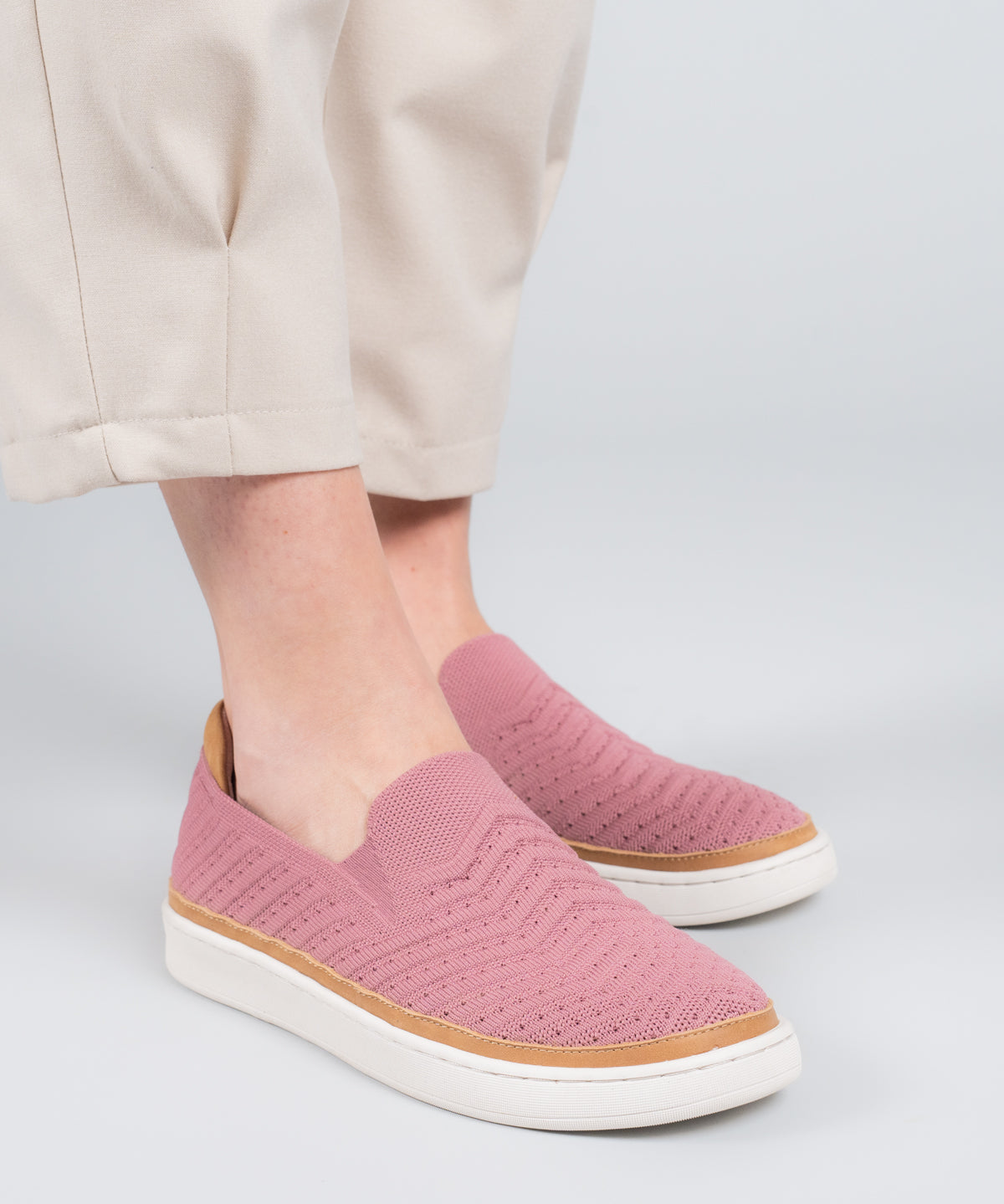 Zapatilla Knit Mujer Trento Rosado