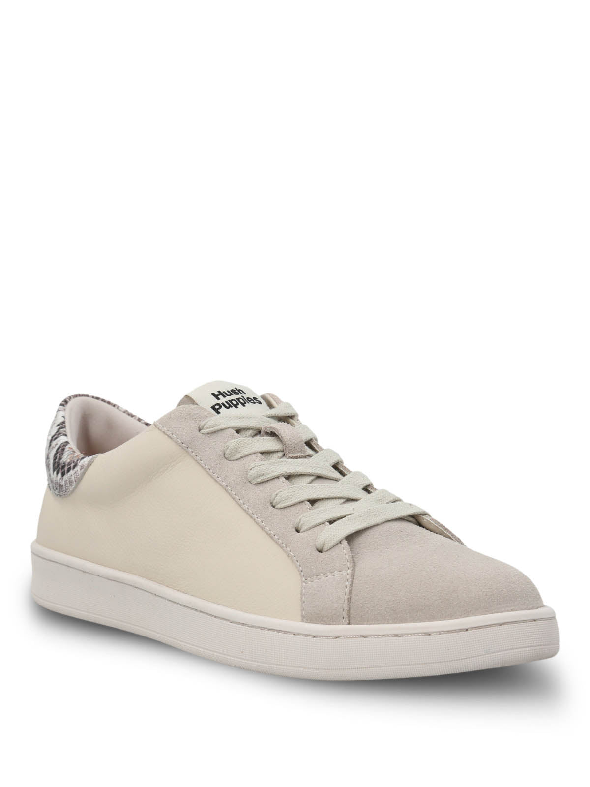 Zapatilla Cuero Mujer Merano Beige Hush Puppies