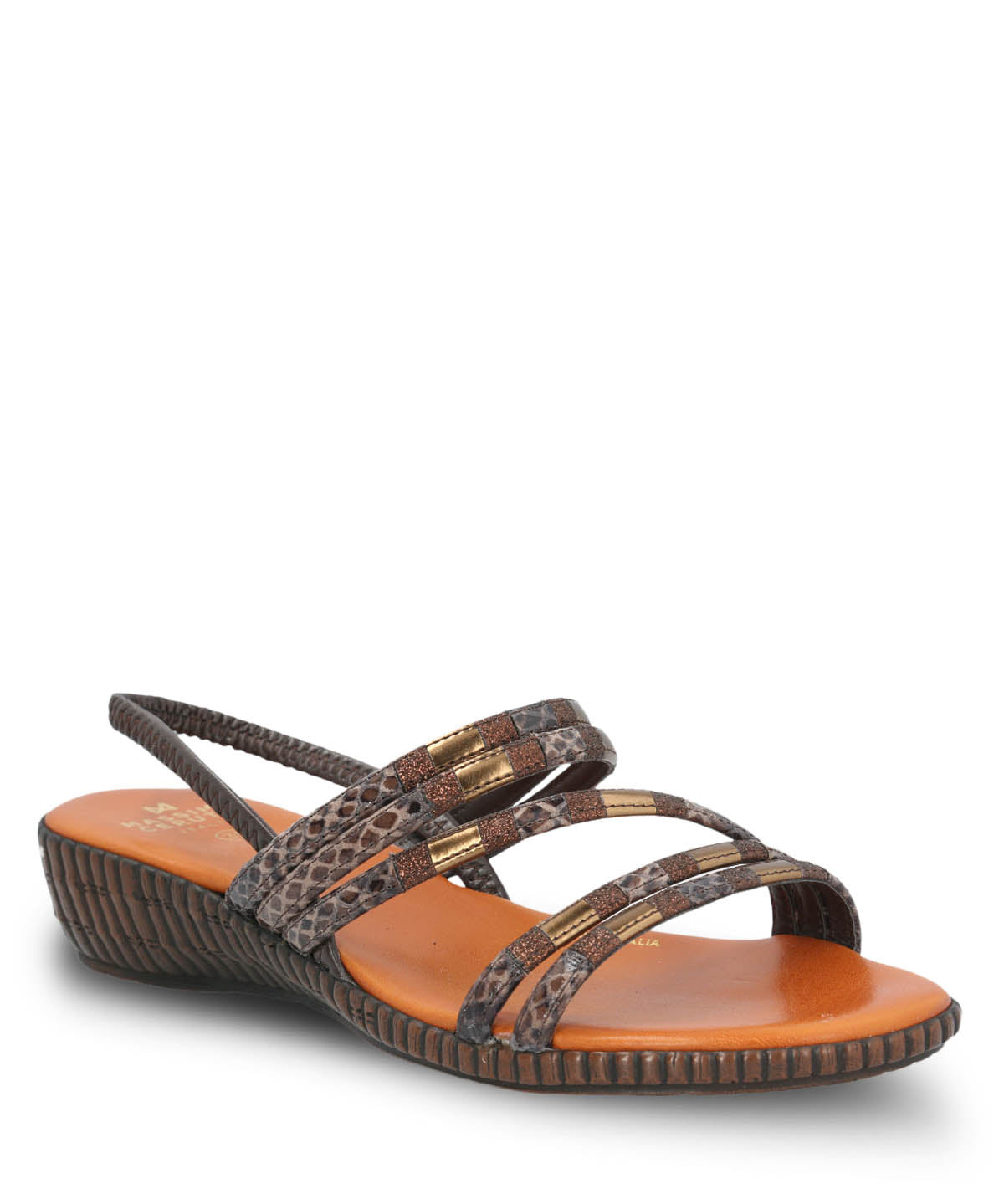 Sandalia Mujer Sora Café Oscuro