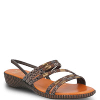 Sandalia Mujer Sora Café Oscuro