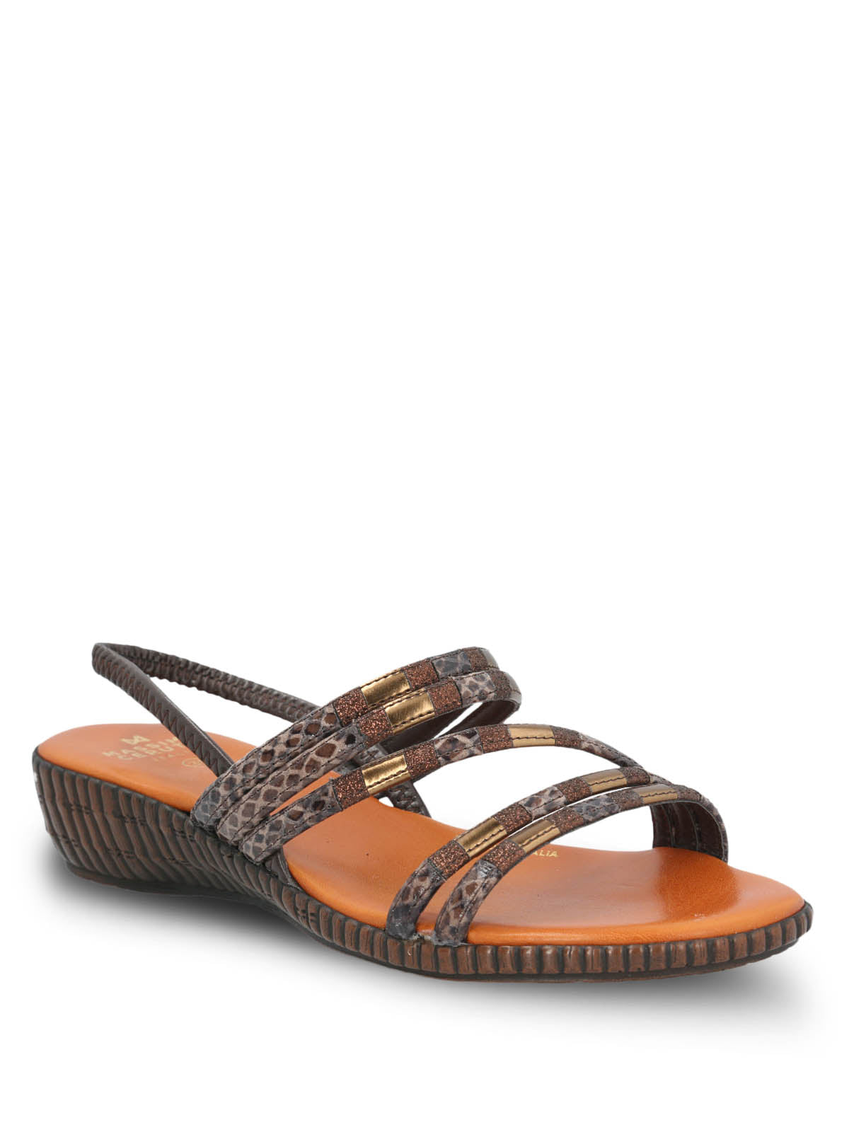 Sandalia Mujer Sora Café Oscuro