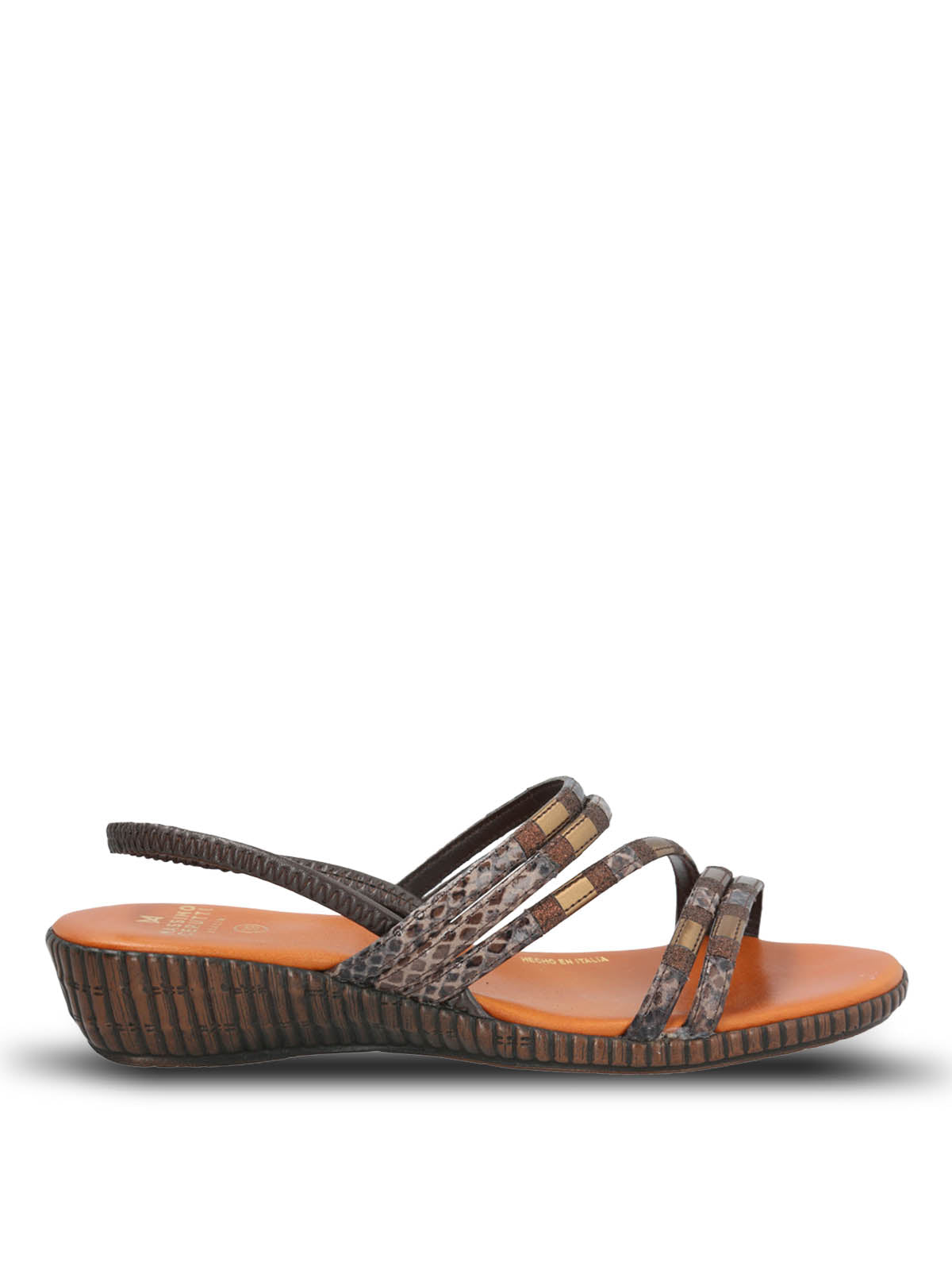 Sandalia Mujer Sora Café Oscuro