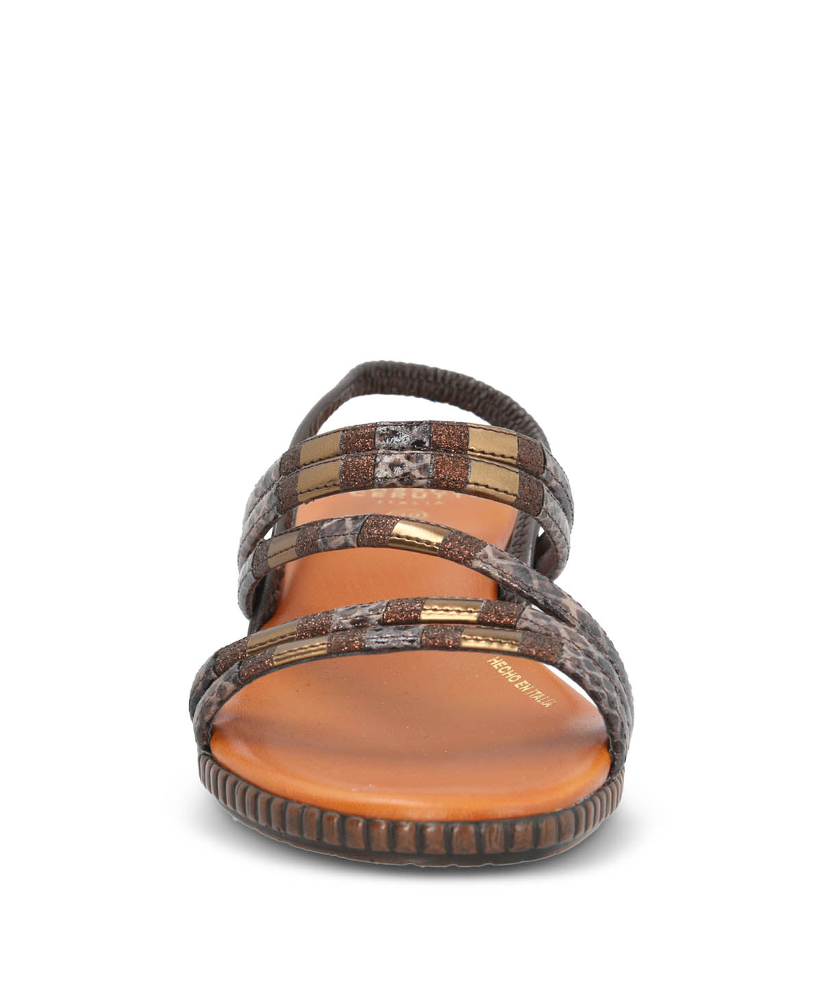 Sandalia Mujer Sora Café Oscuro