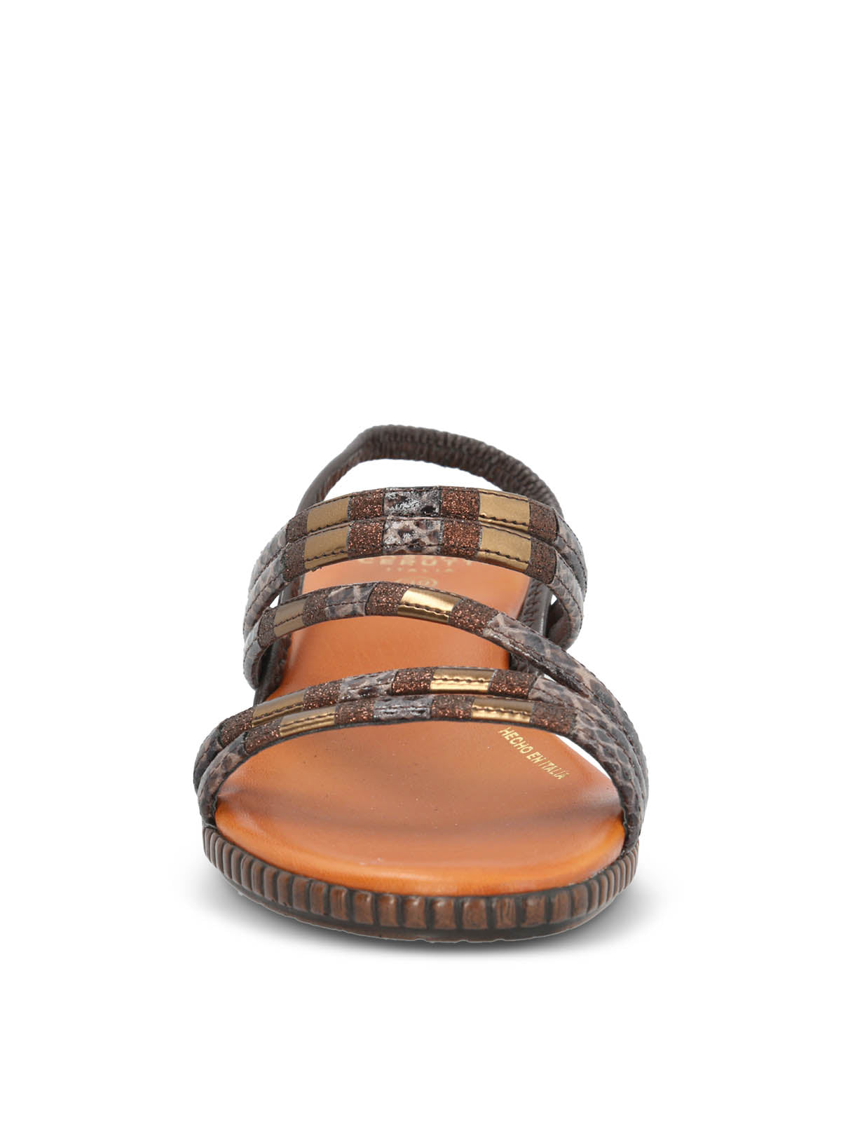 Sandalia Mujer Sora Café Oscuro