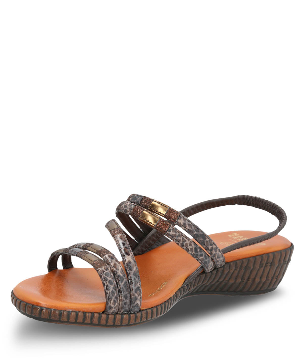 Sandalia Mujer Sora Café Oscuro