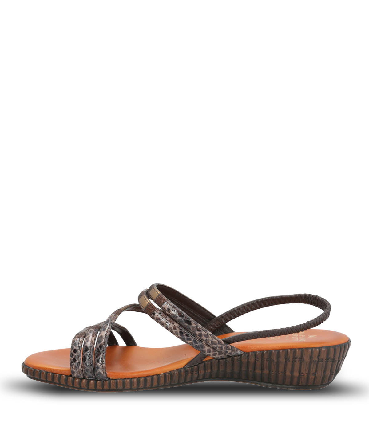 Sandalia Mujer Sora Café Oscuro