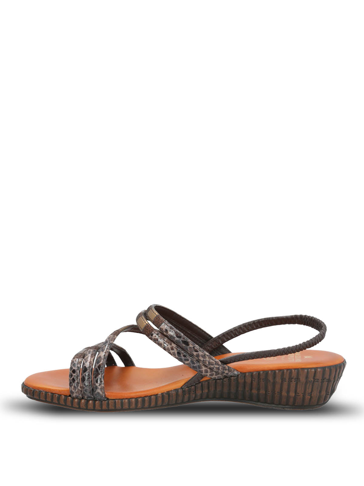 Sandalia Mujer Sora Café Oscuro