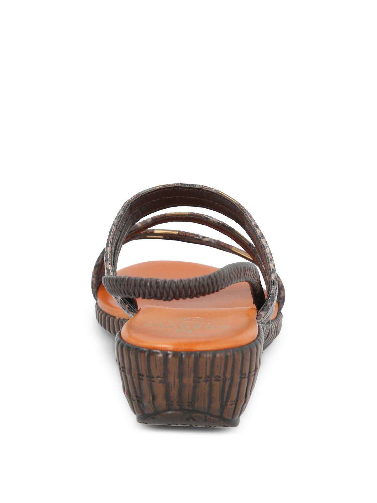 Sandalia Mujer Sora Café Oscuro