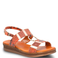 Sandalia Mujer Aurora Naranja