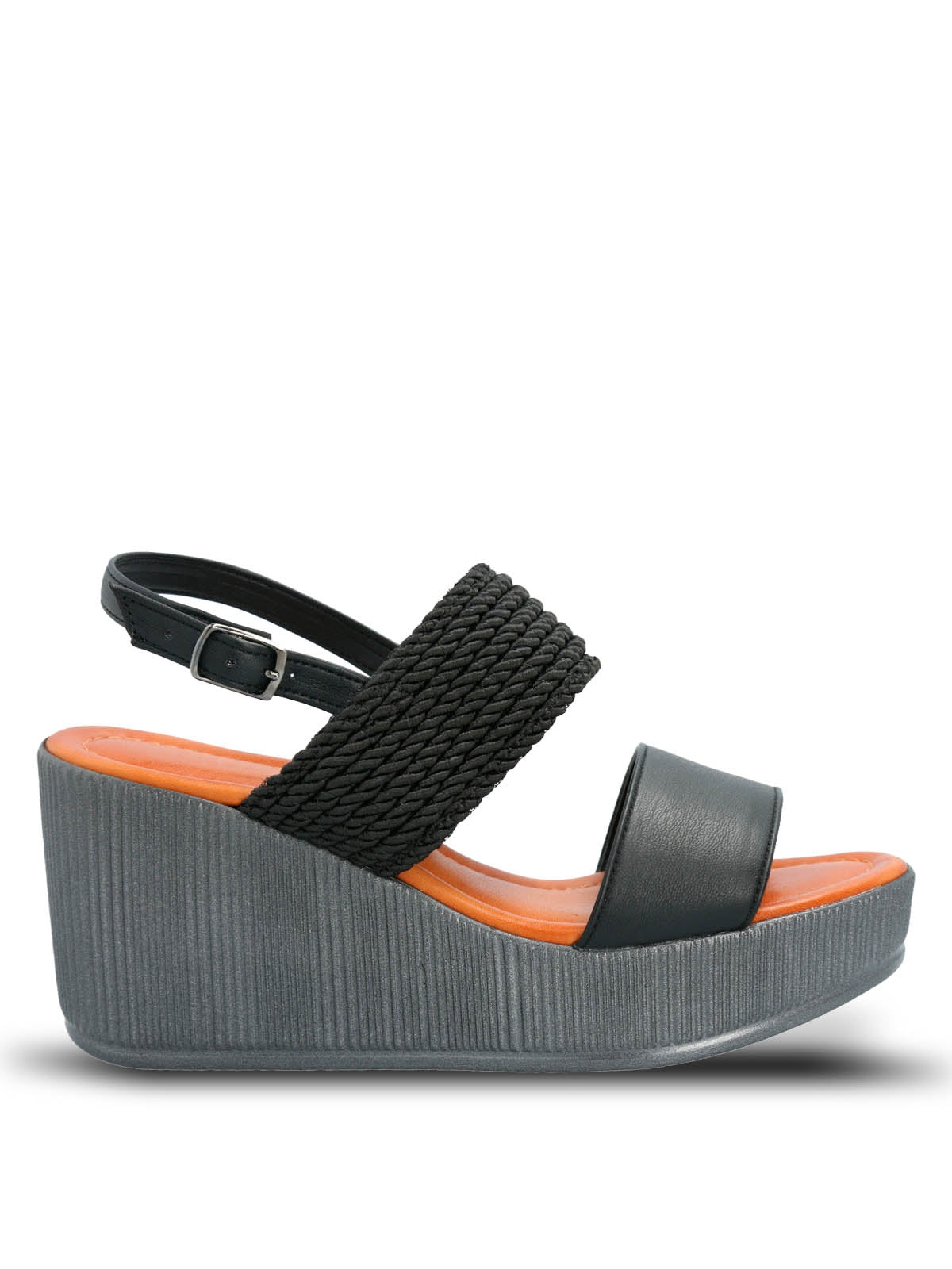 Sandalia Mujer Piera Negro | Hush Puppies